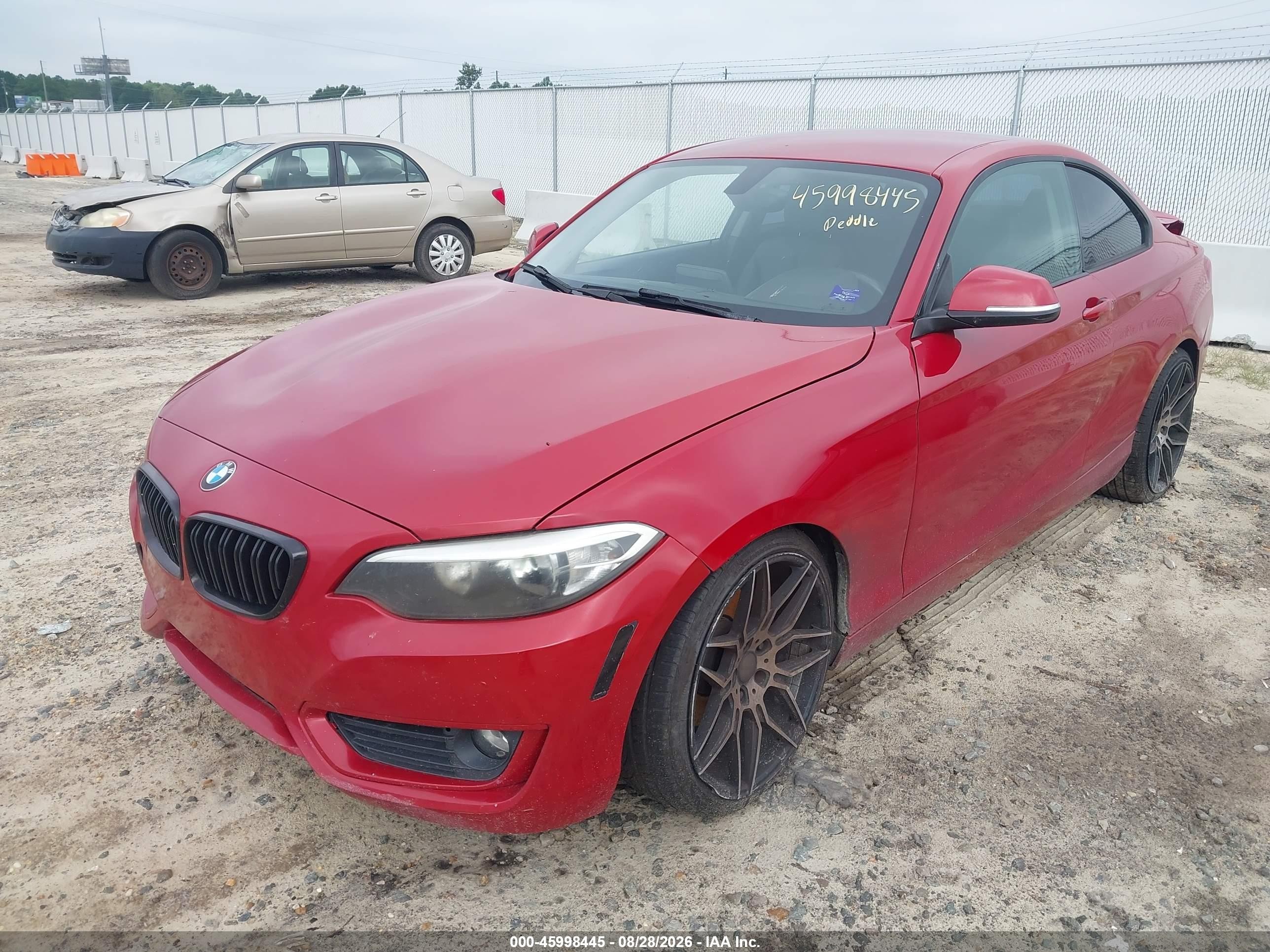 2014 Bmw 228i Red vin: WBA1F5C55EV255788