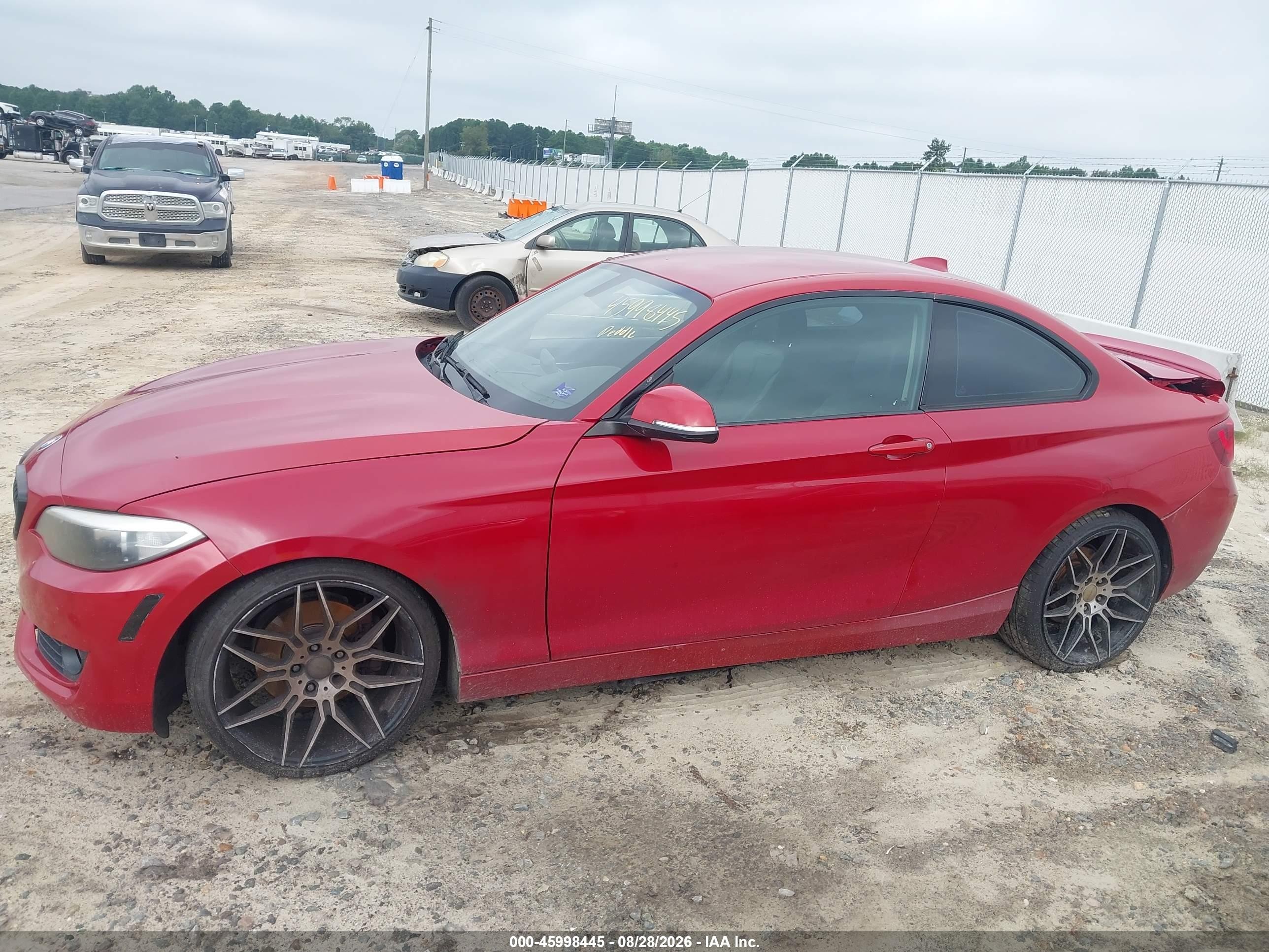 2014 Bmw 228i Red vin: WBA1F5C55EV255788