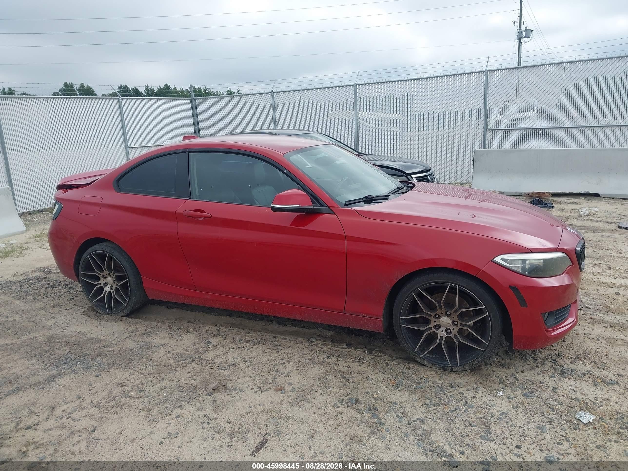 2014 Bmw 228i Red vin: WBA1F5C55EV255788