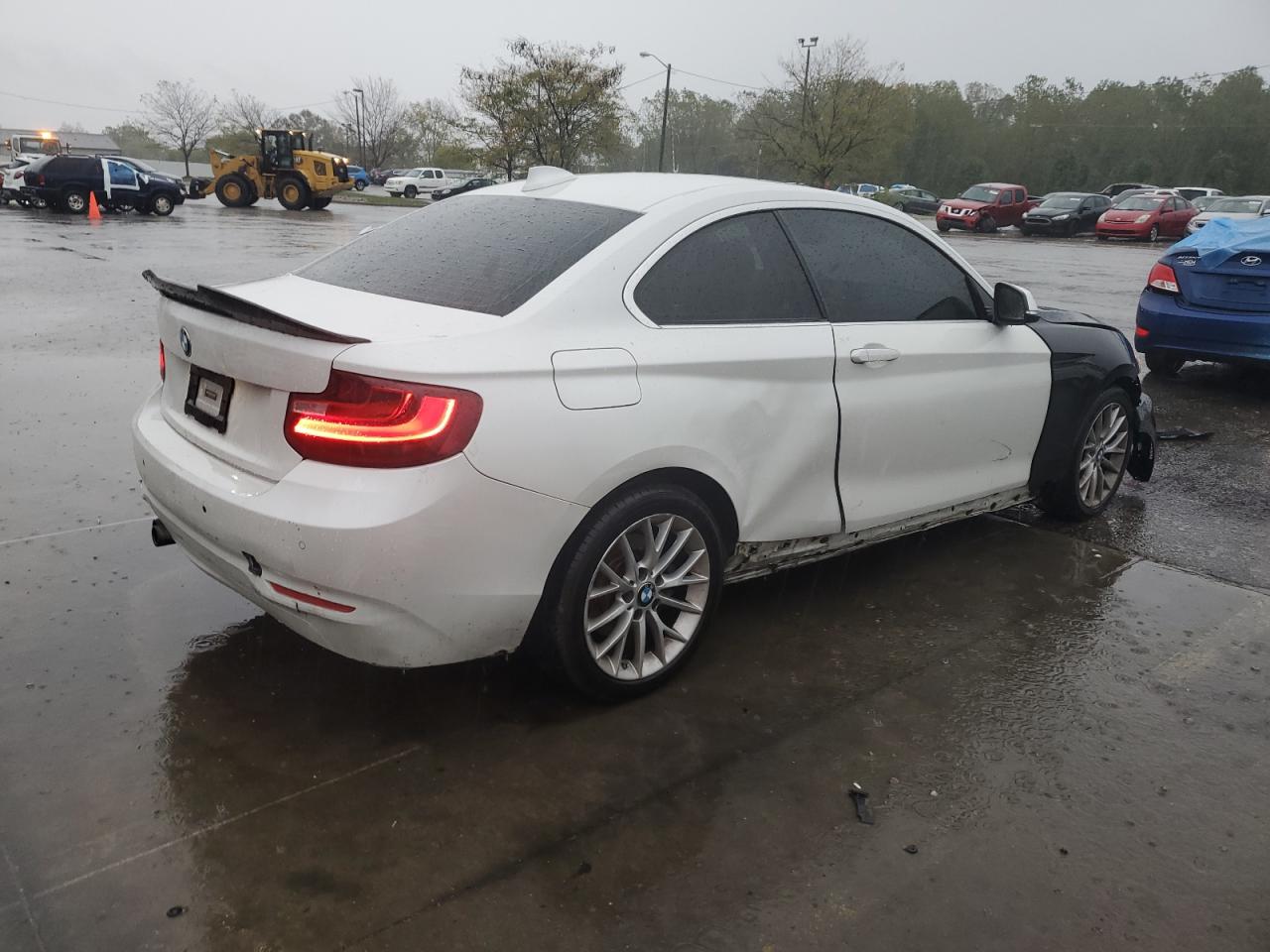 2014 Bmw 228 I White vin: WBA1F5C55EV255855