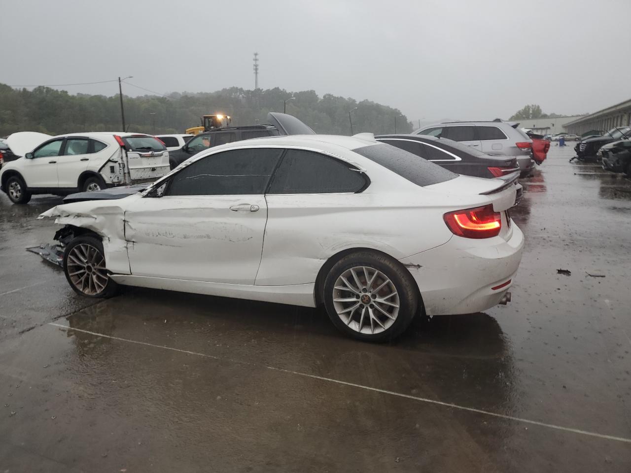 2014 Bmw 228 I White vin: WBA1F5C55EV255855