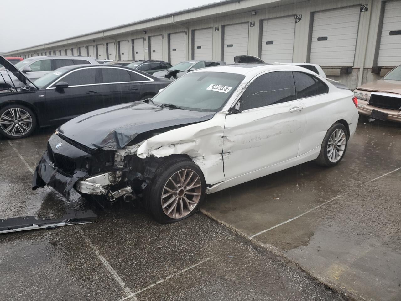 2014 Bmw 228 I White vin: WBA1F5C55EV255855