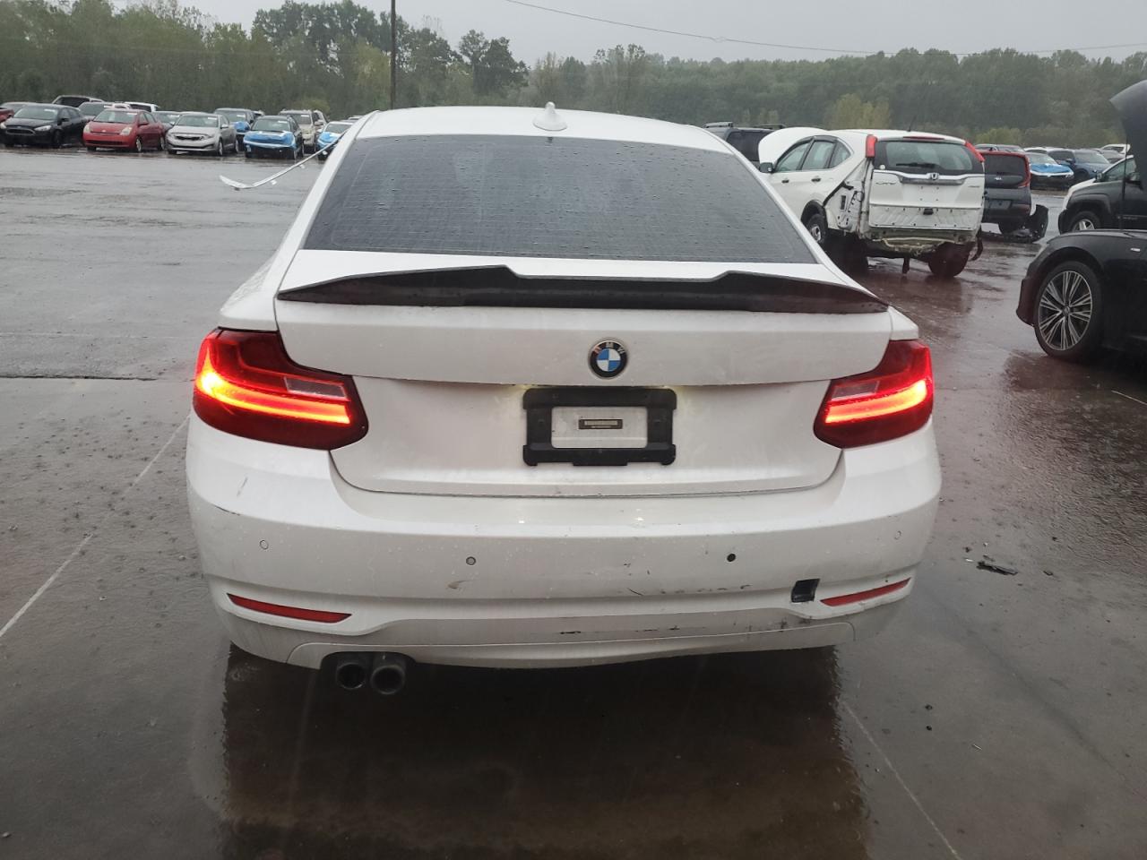 2014 Bmw 228 I White vin: WBA1F5C55EV255855