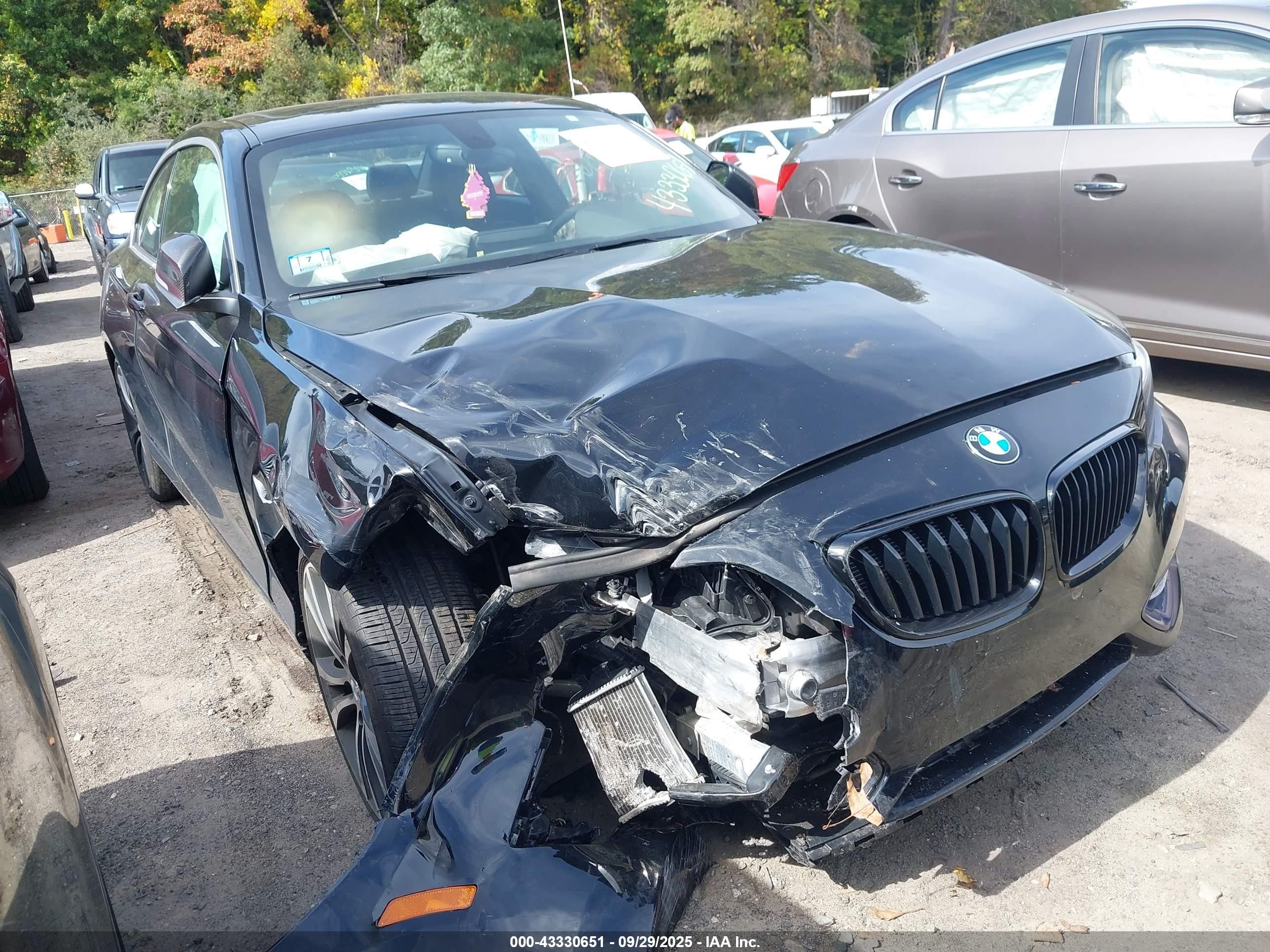 2014 Bmw 228i   Black vin: WBA1F5C55EV255967