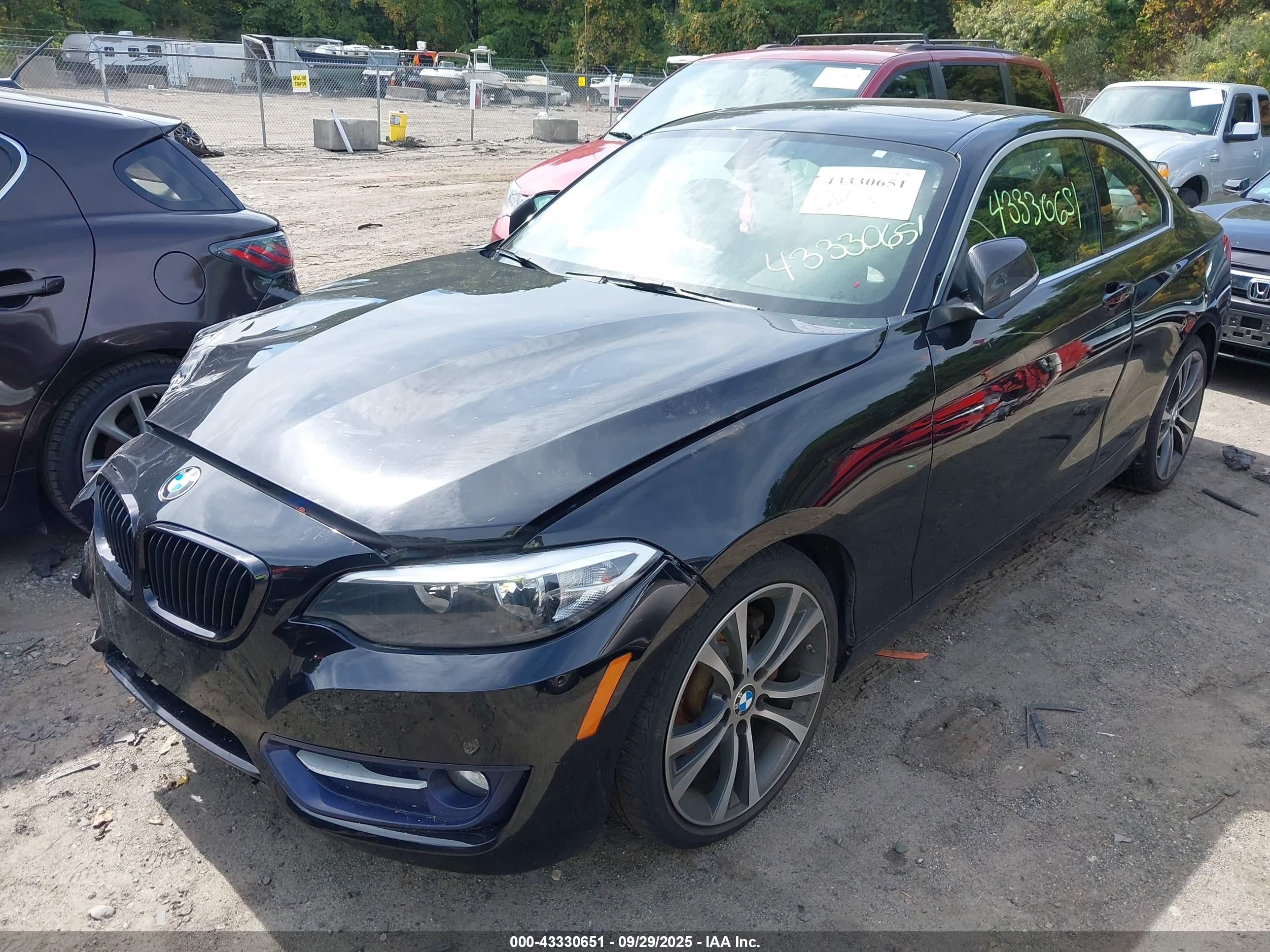 2014 Bmw 228i   Black vin: WBA1F5C55EV255967