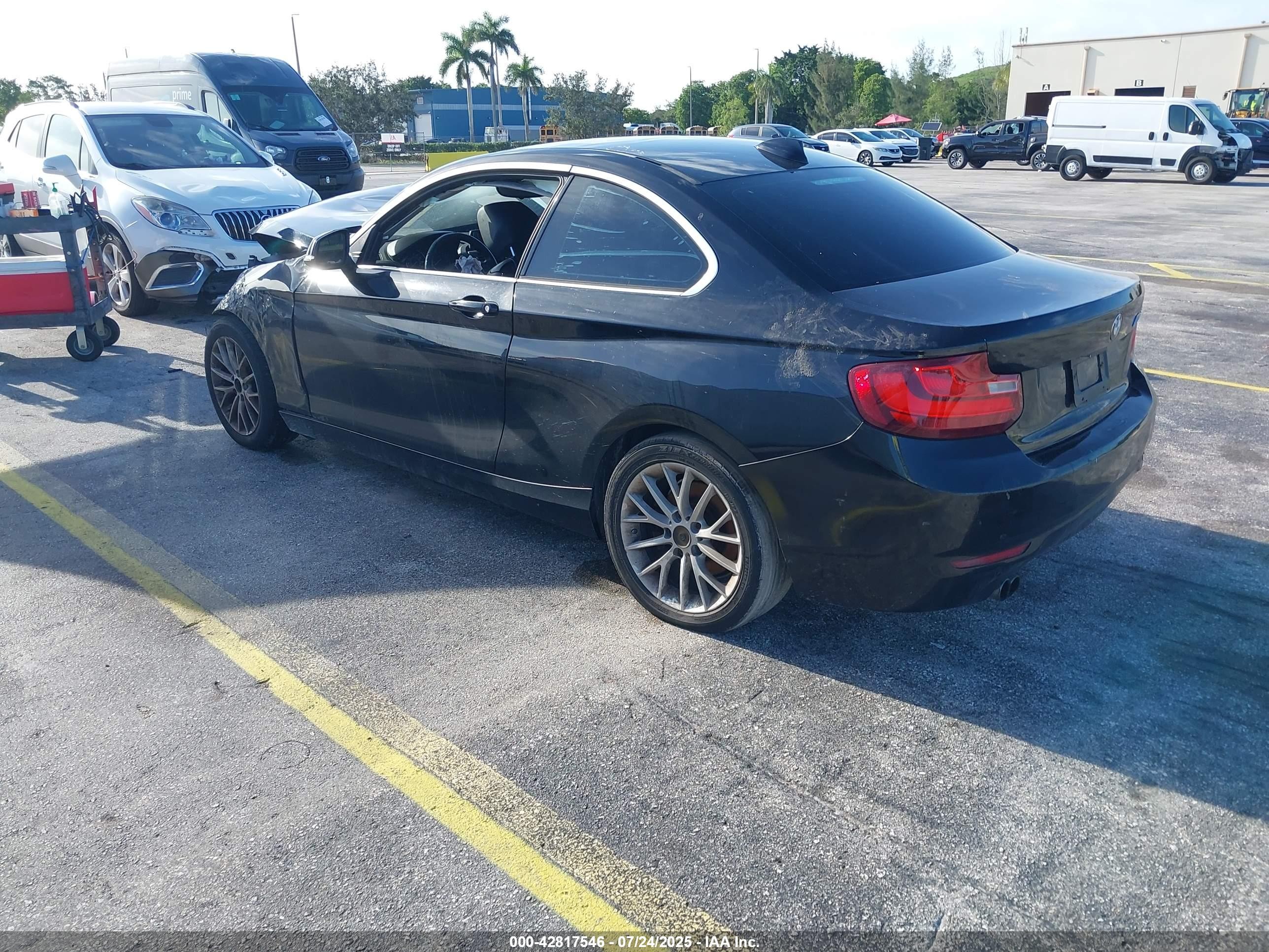 2014 Bmw 228i   Black vin: WBA1F5C55EV256097