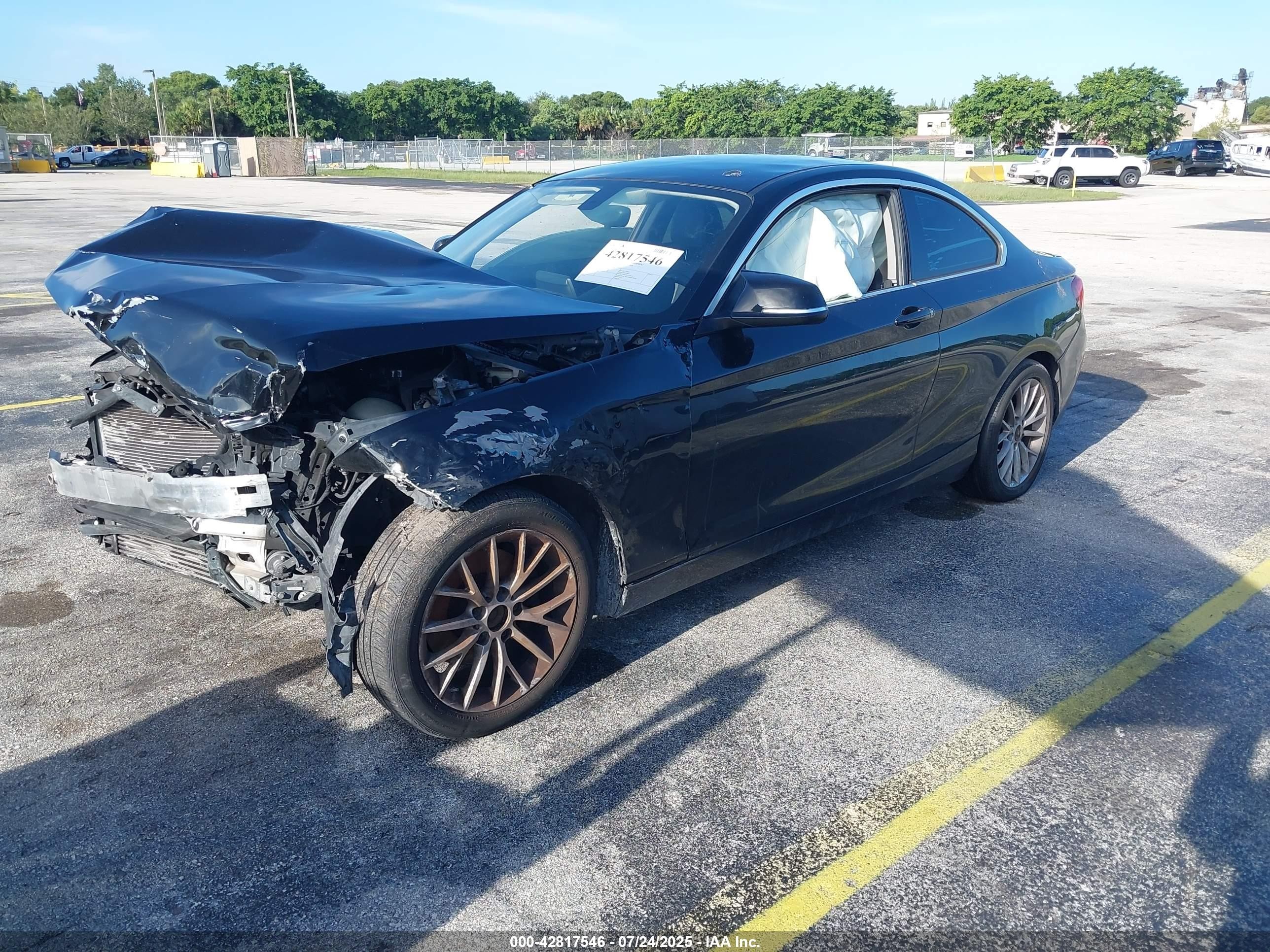 2014 Bmw 228i   Black vin: WBA1F5C55EV256097