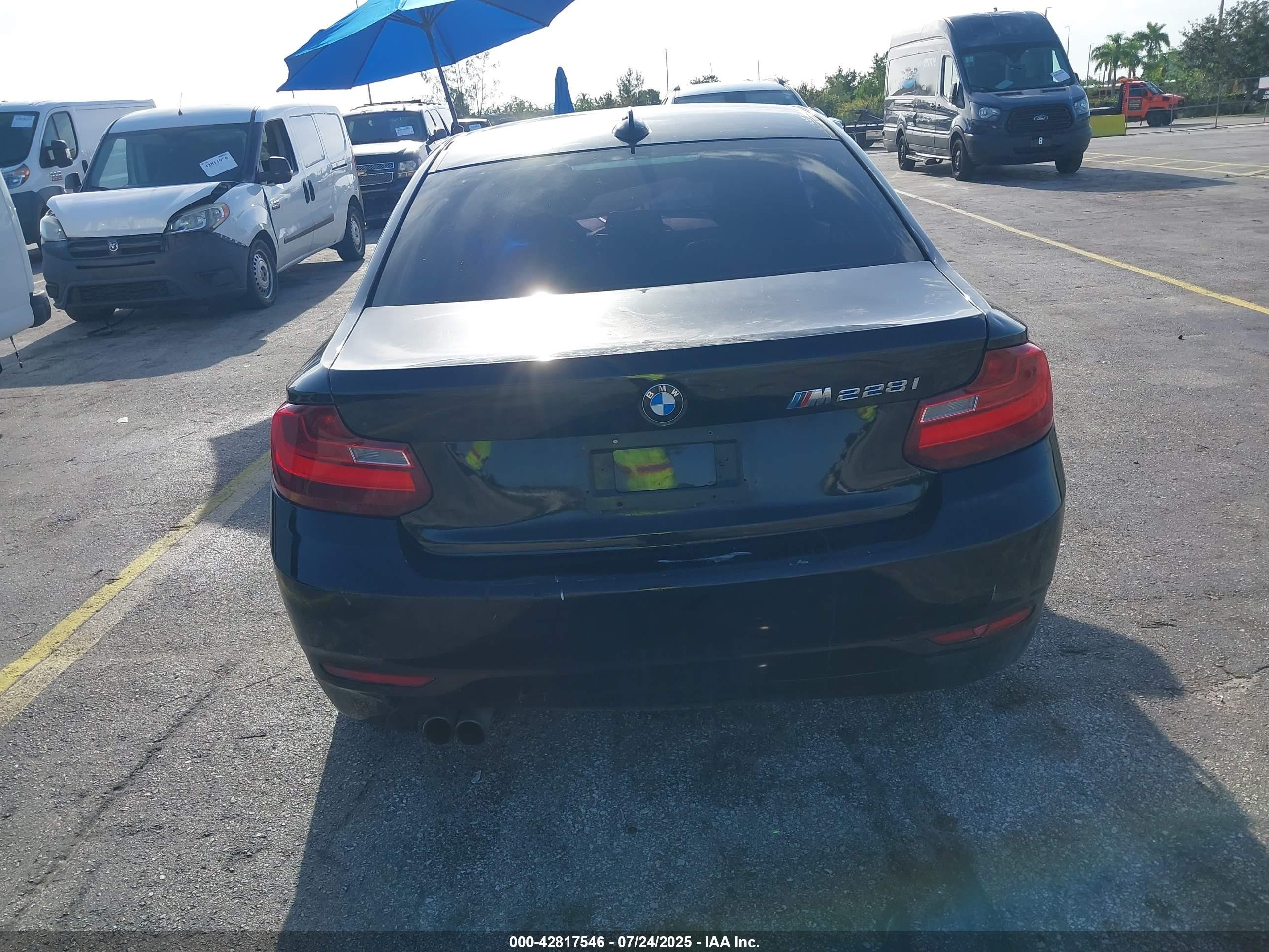 2014 Bmw 228i   Black vin: WBA1F5C55EV256097