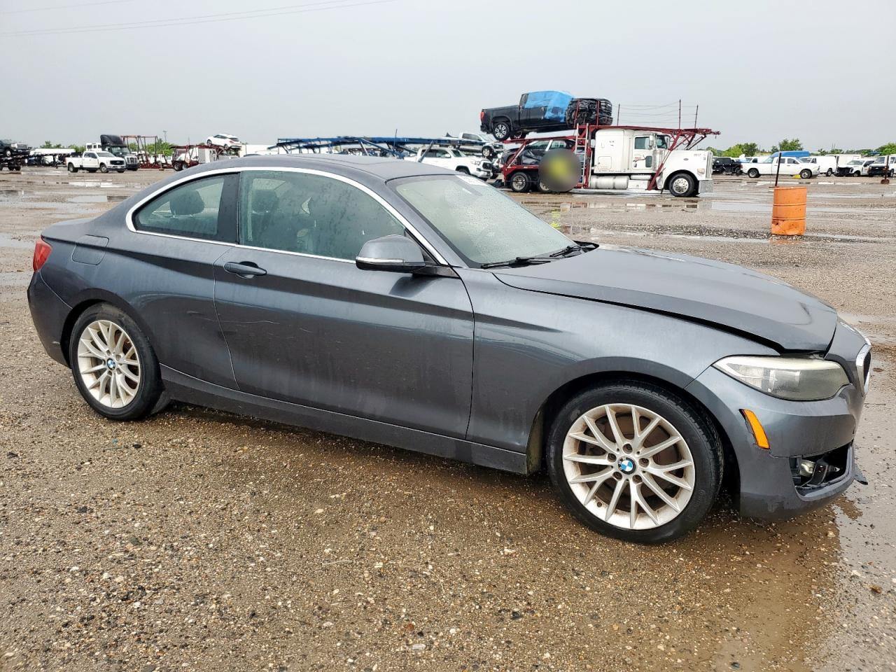 2014 Bmw 228 I   Gray vin: WBA1F5C55EVV99167