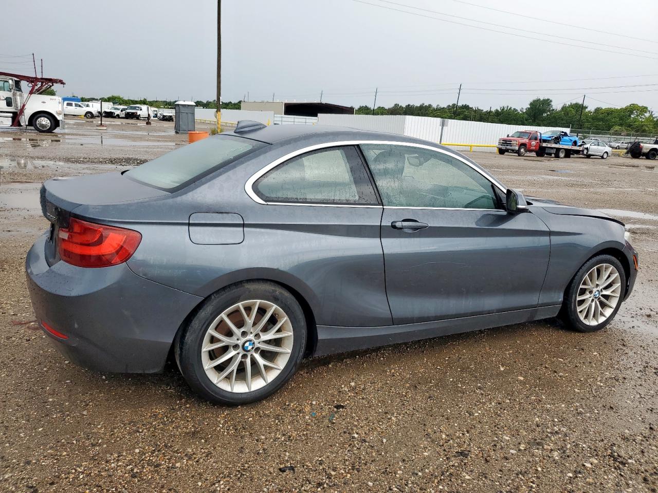 2014 Bmw 228 I   Gray vin: WBA1F5C55EVV99167