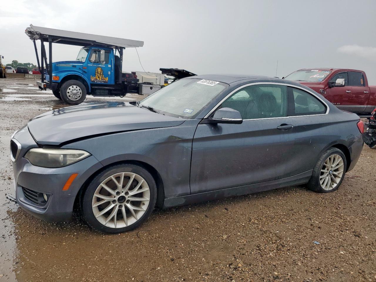 2014 Bmw 228 I   Gray vin: WBA1F5C55EVV99167