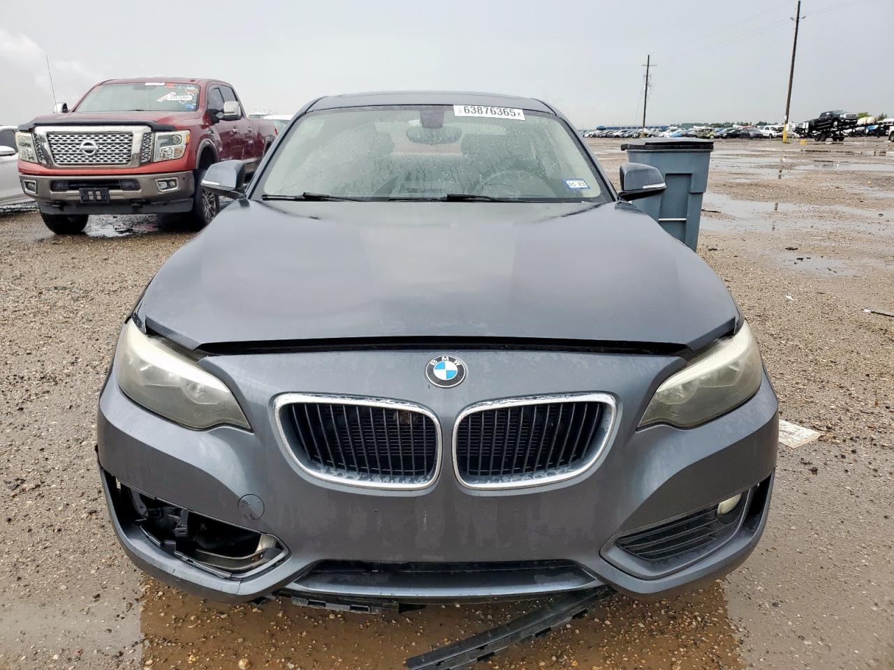 2014 Bmw 228 I   Gray vin: WBA1F5C55EVV99167