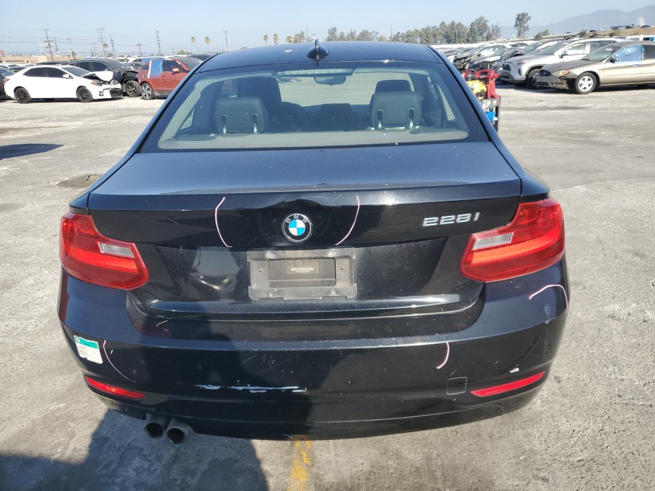2014 Bmw 228 I Black vin: WBA1F5C55EVW97924