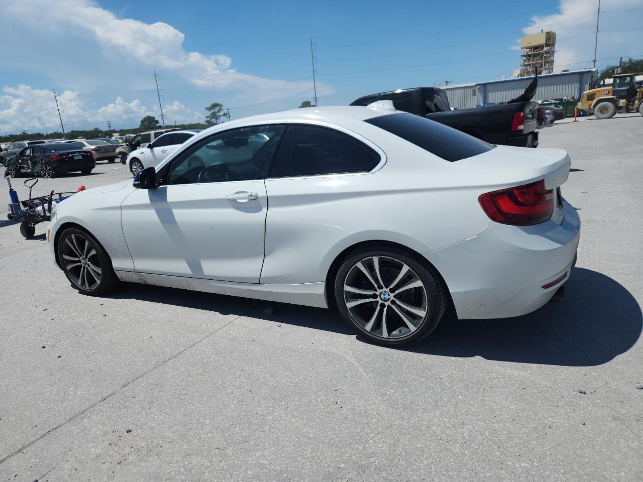 2015 Bmw 228 I White vin: WBA1F5C55FV256473