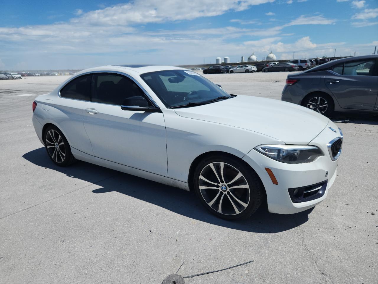 2015 Bmw 228 I White vin: WBA1F5C55FV256473