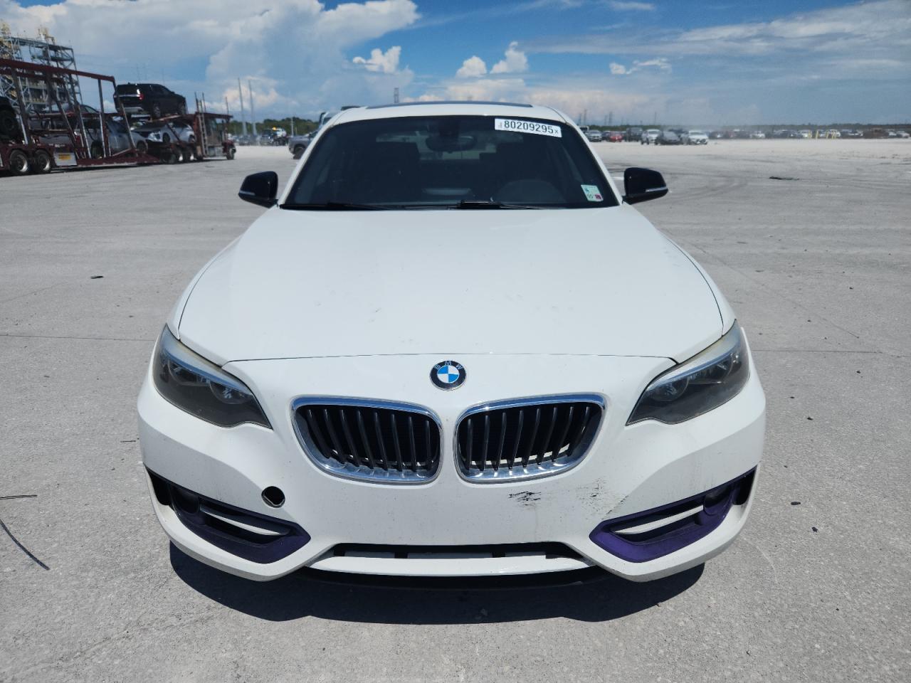 2015 Bmw 228 I White vin: WBA1F5C55FV256473