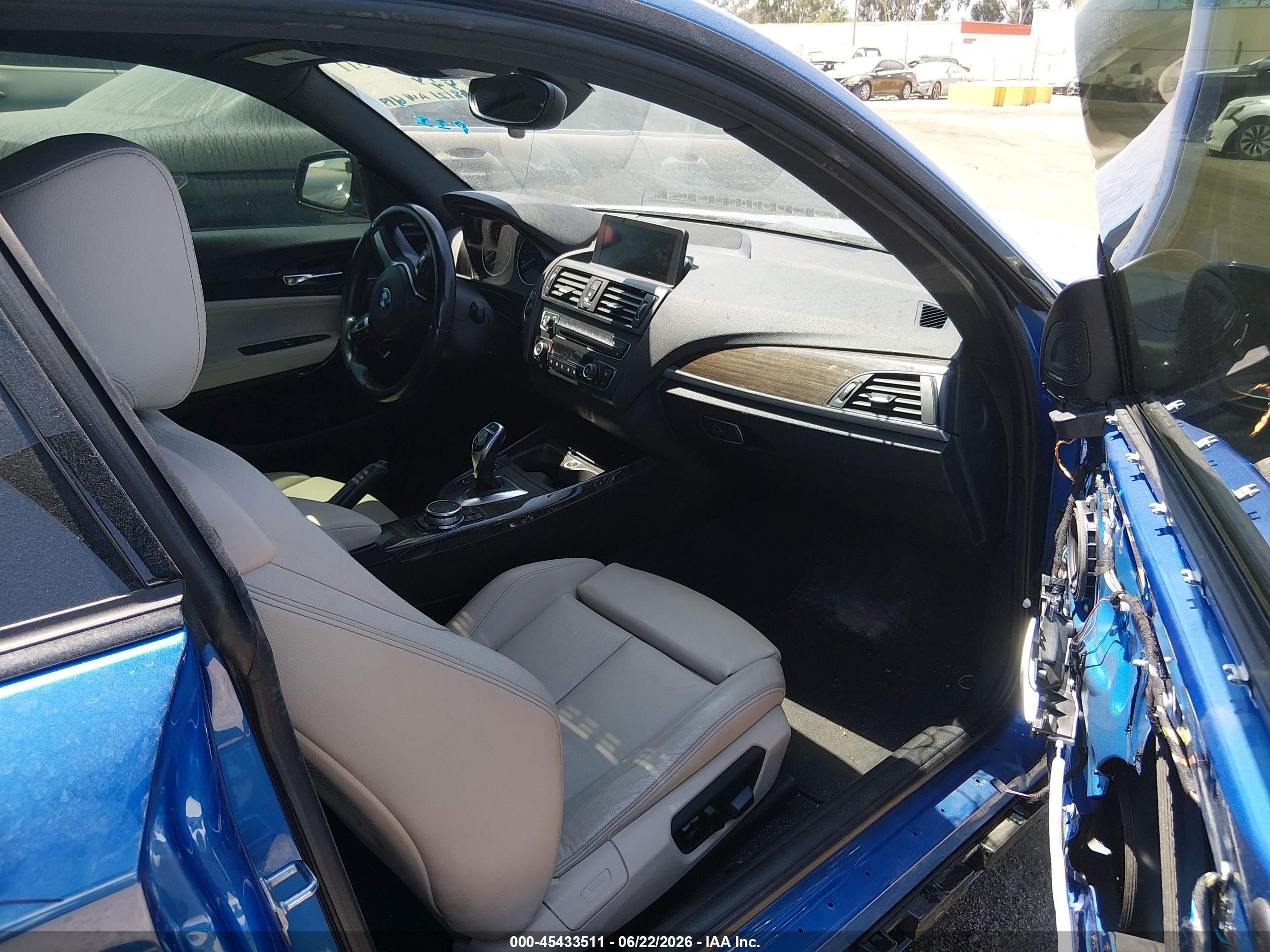 2015 Bmw 228i   Blue vin: WBA1F5C55FV256912