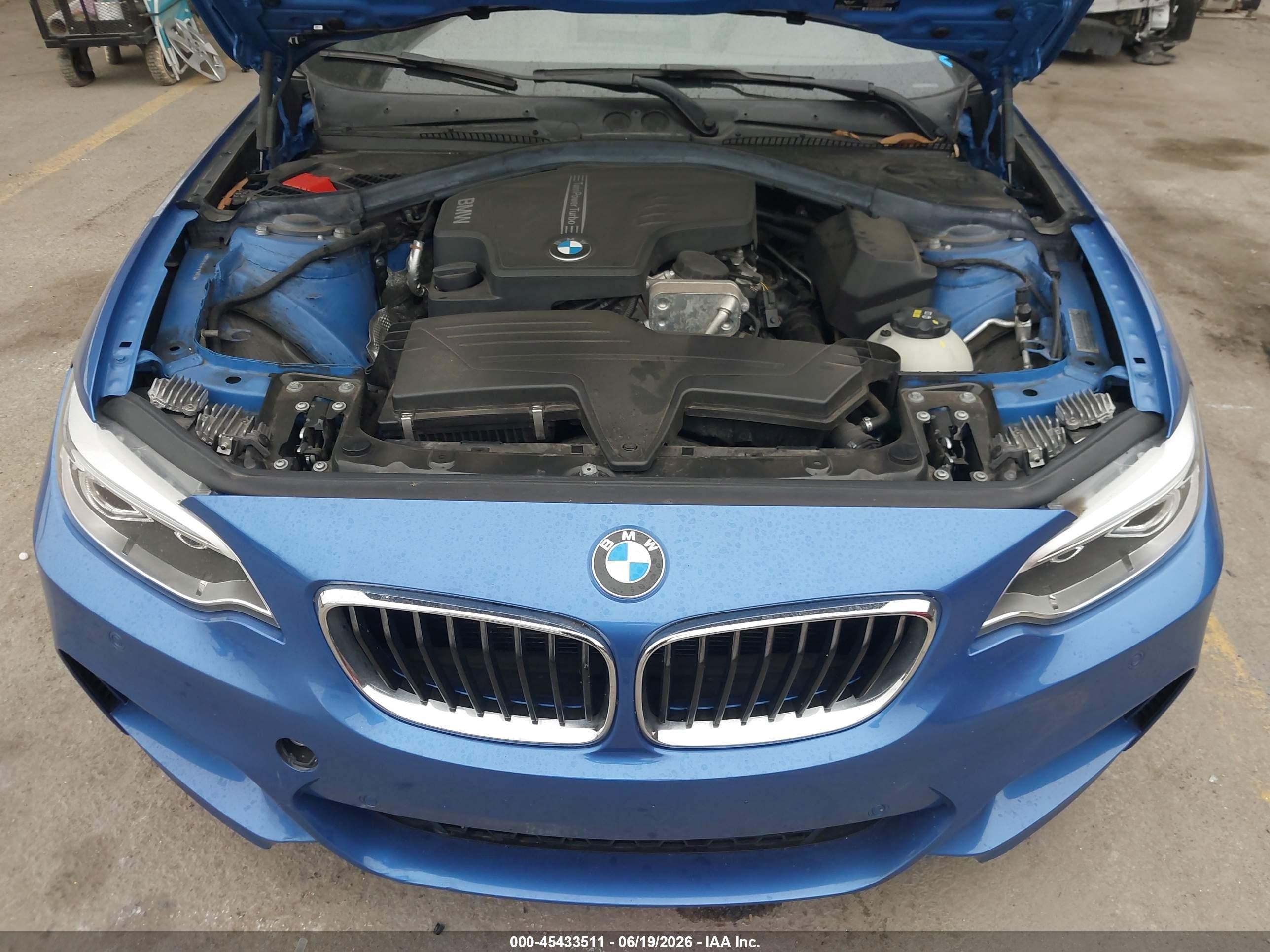 2015 Bmw 228i   Blue vin: WBA1F5C55FV256912