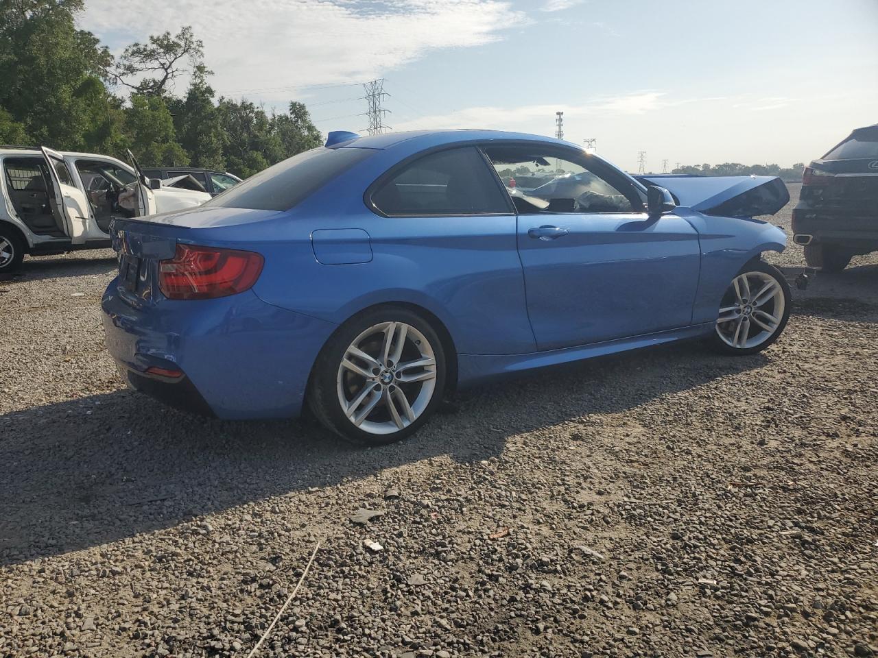 2014 Bmw 228 I Blue vin: WBA1F5C56EV246159