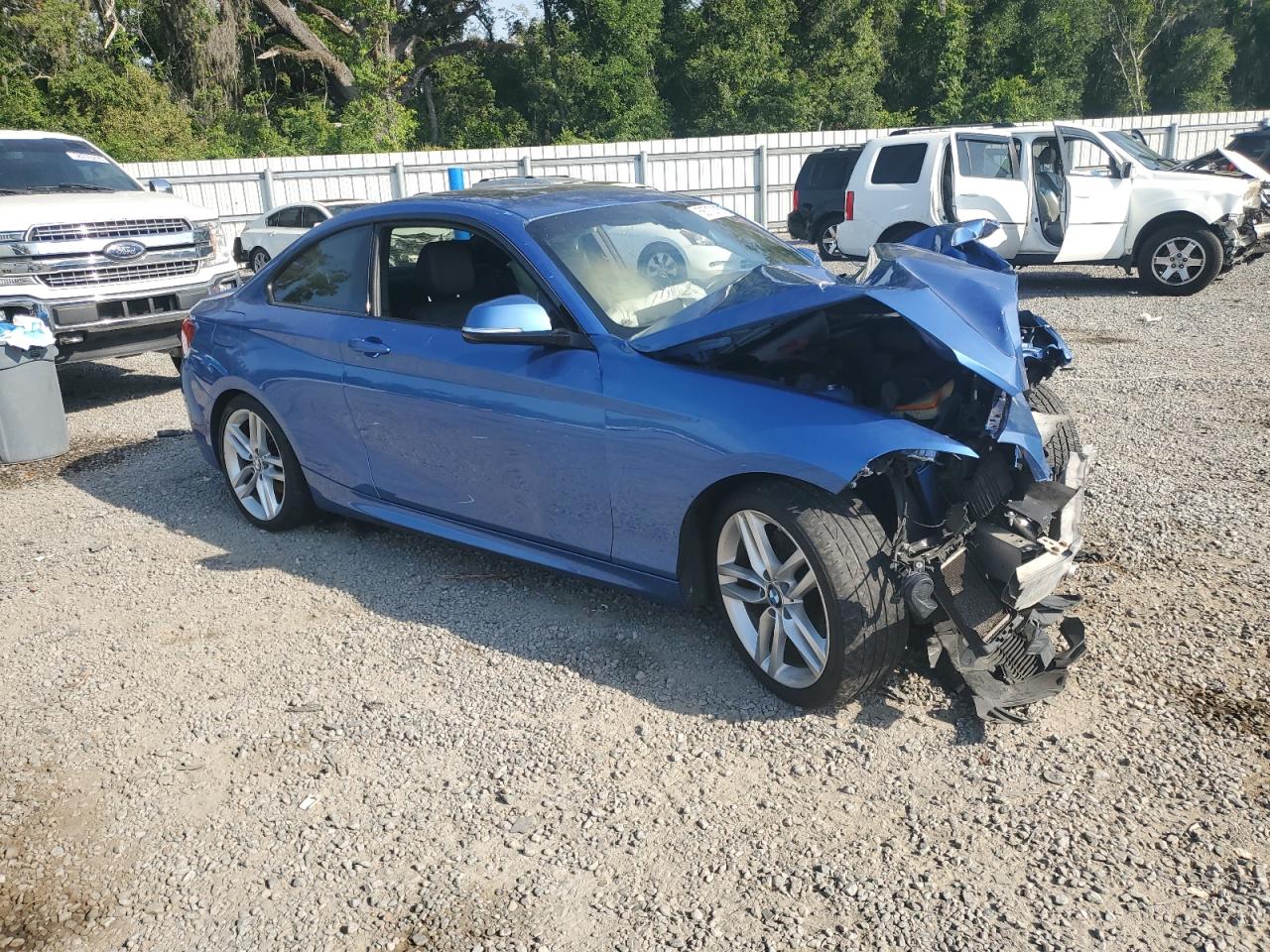 2014 Bmw 228 I Blue vin: WBA1F5C56EV246159