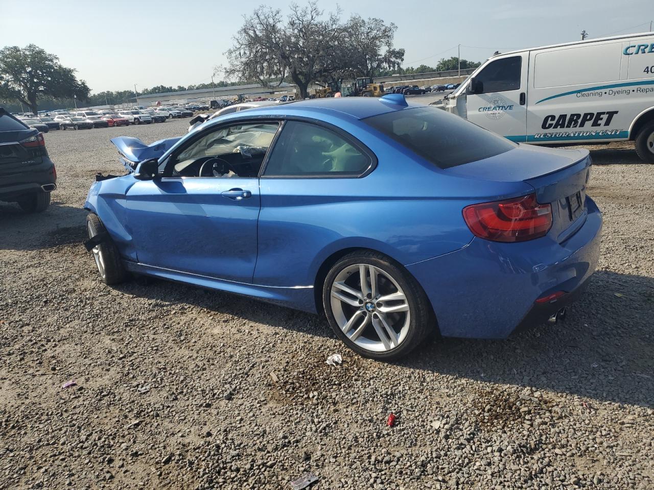 2014 Bmw 228 I Blue vin: WBA1F5C56EV246159