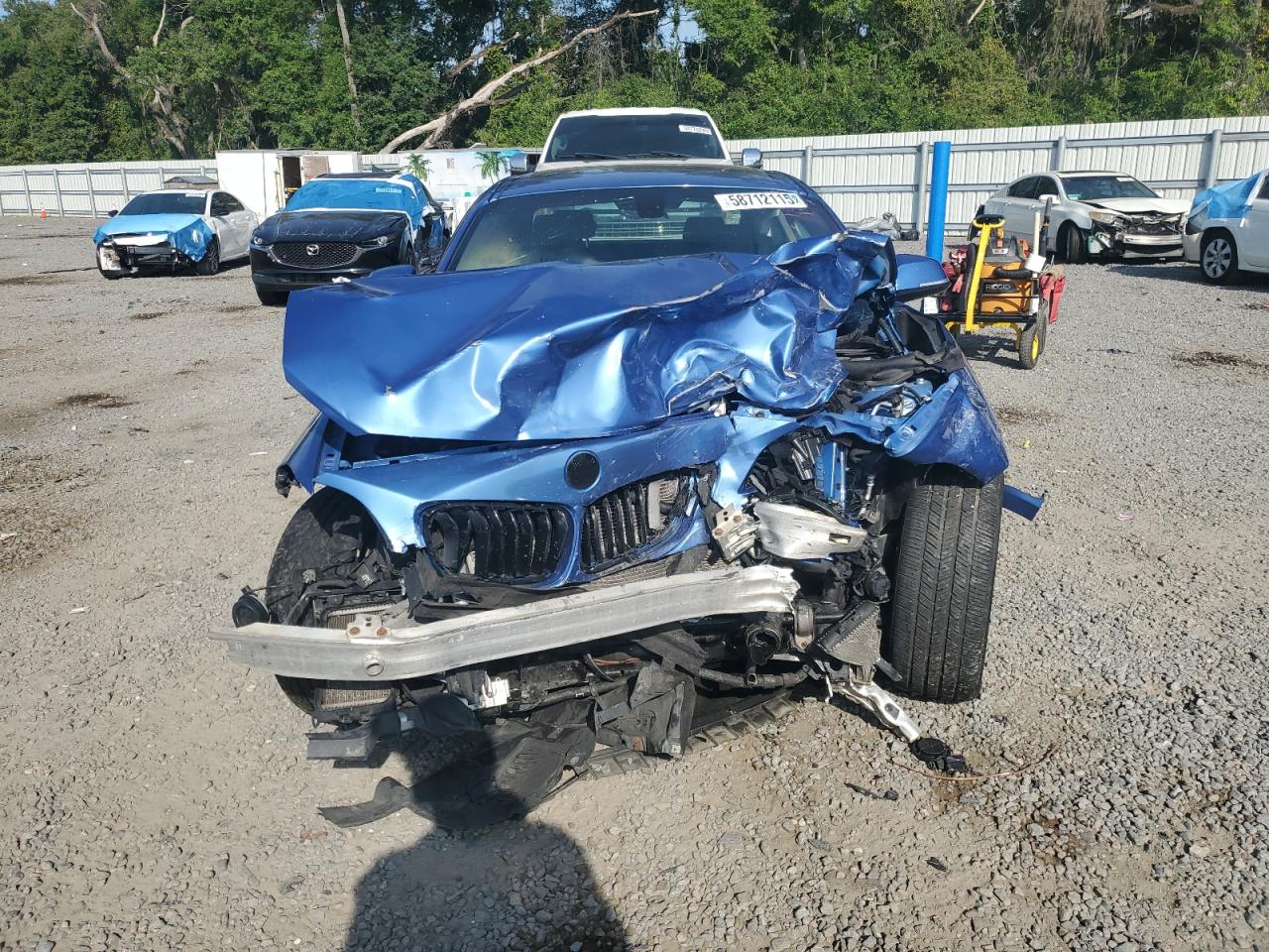 2014 Bmw 228 I Blue vin: WBA1F5C56EV246159