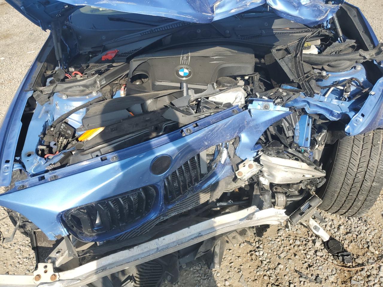 2014 Bmw 228 I Blue vin: WBA1F5C56EV246159