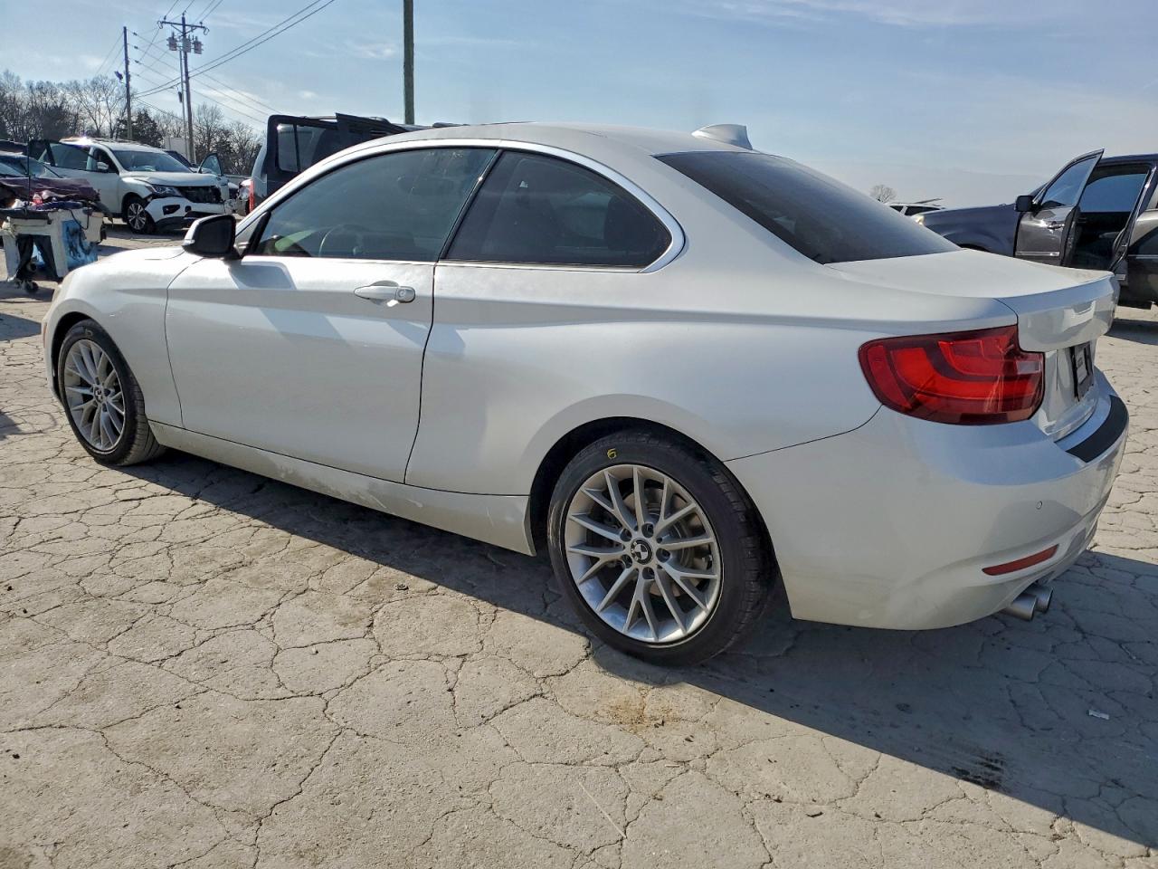 2014 Bmw 228 I White vin: WBA1F5C56EV246307