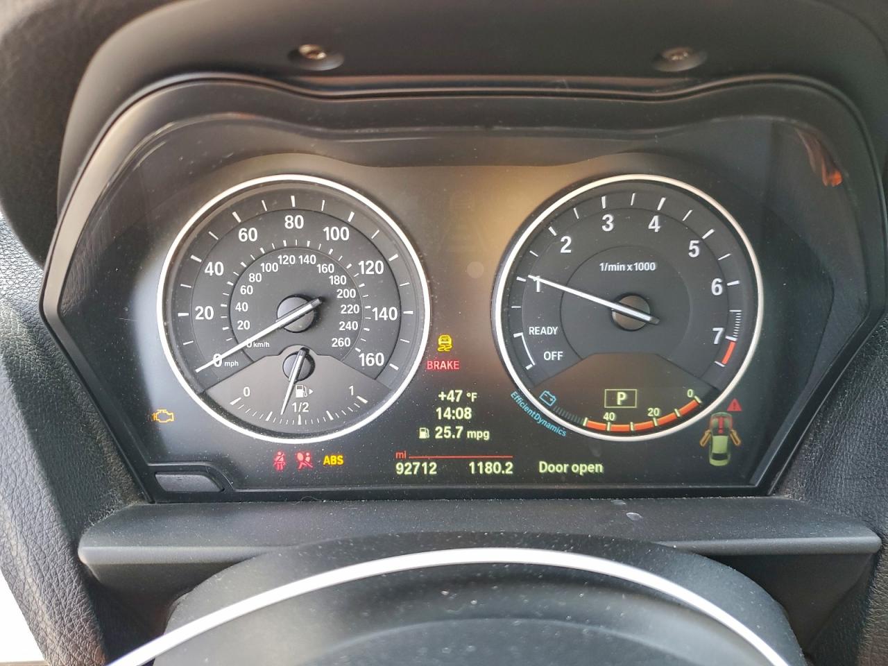 2014 Bmw 228 I White vin: WBA1F5C56EV246307