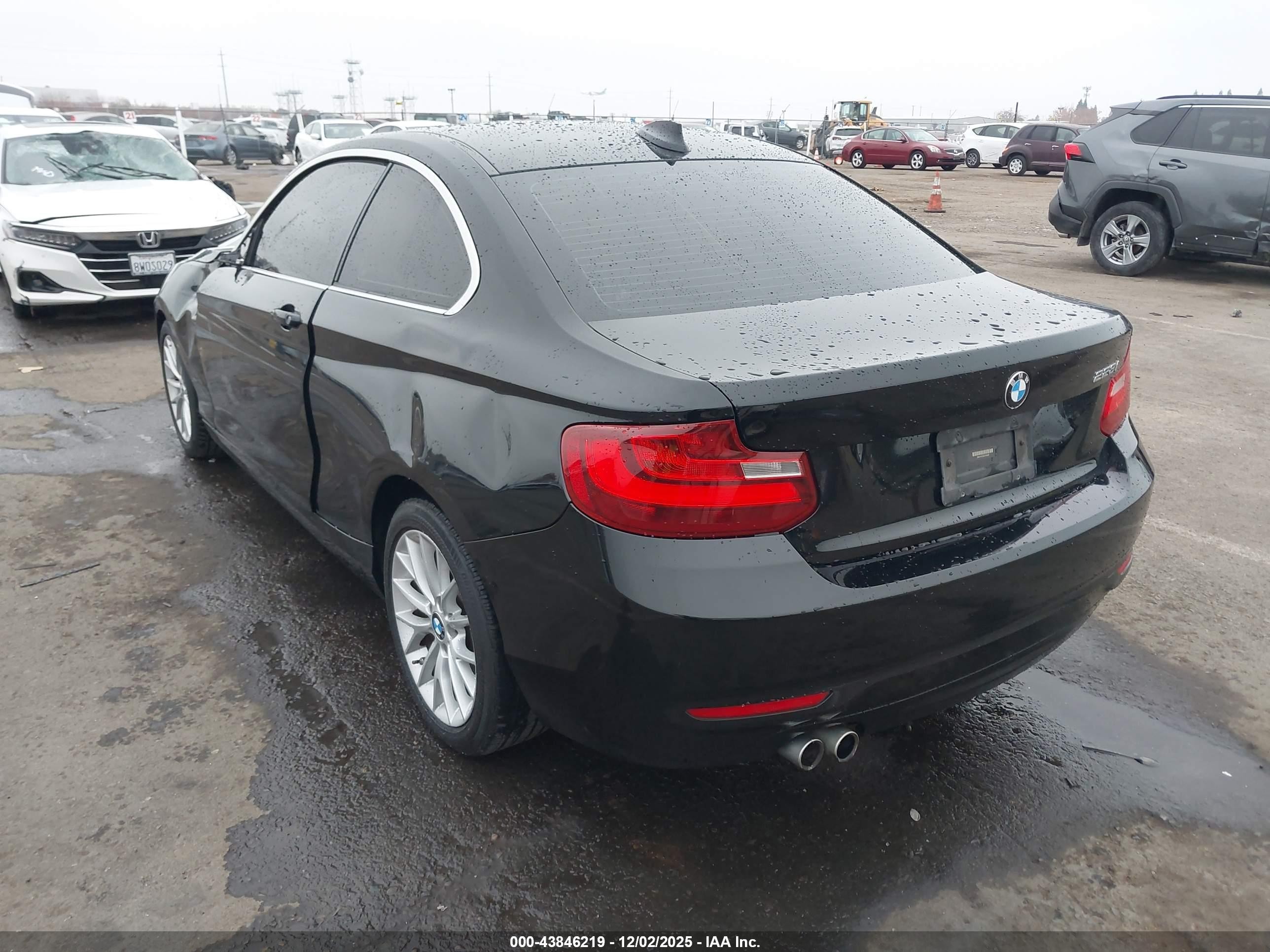 2014 Bmw 228i   Black vin: WBA1F5C56EV256030