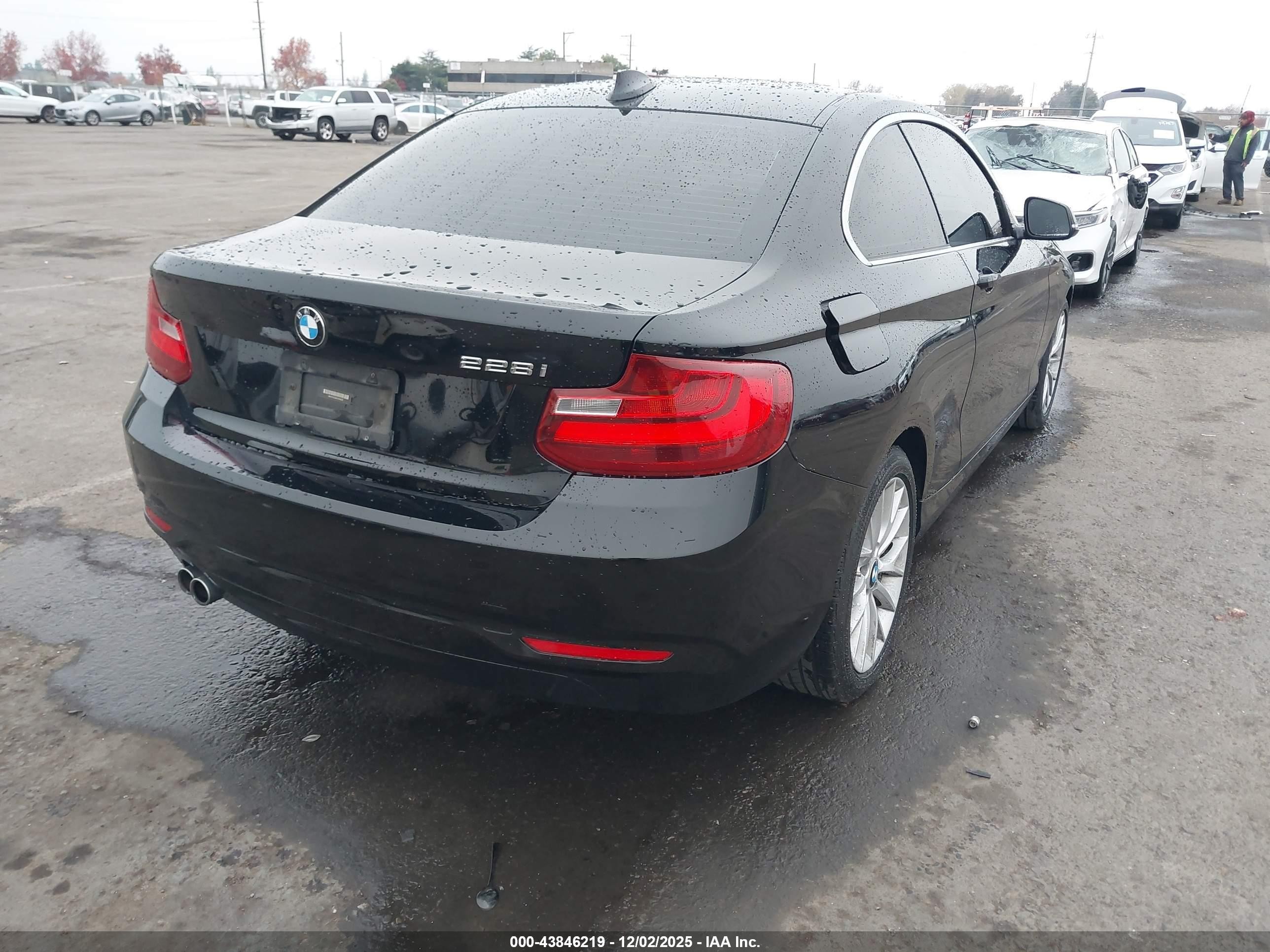 2014 Bmw 228i   Black vin: WBA1F5C56EV256030