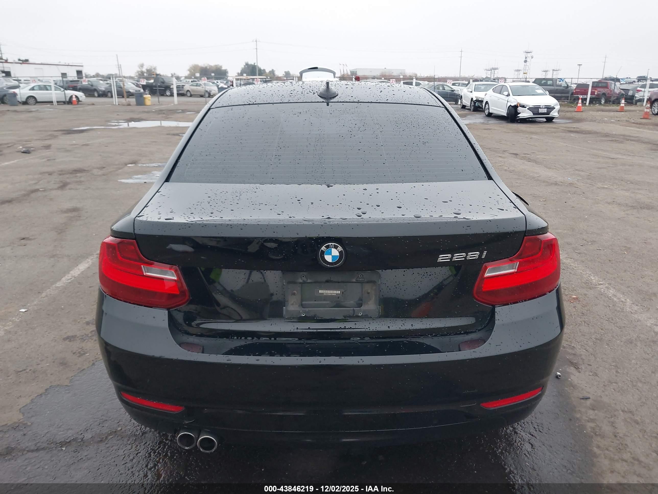 2014 Bmw 228i   Black vin: WBA1F5C56EV256030