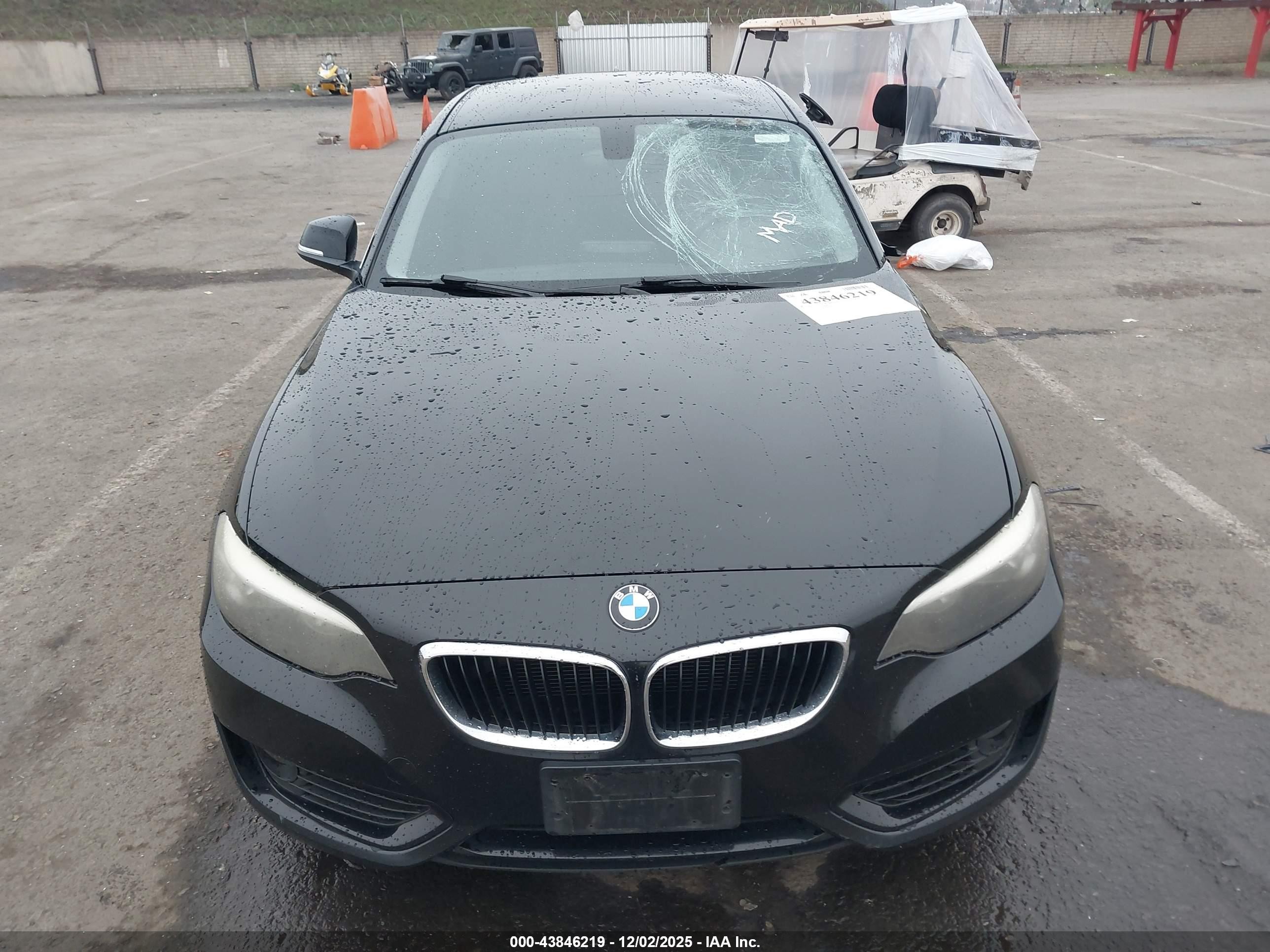 2014 Bmw 228i   Black vin: WBA1F5C56EV256030