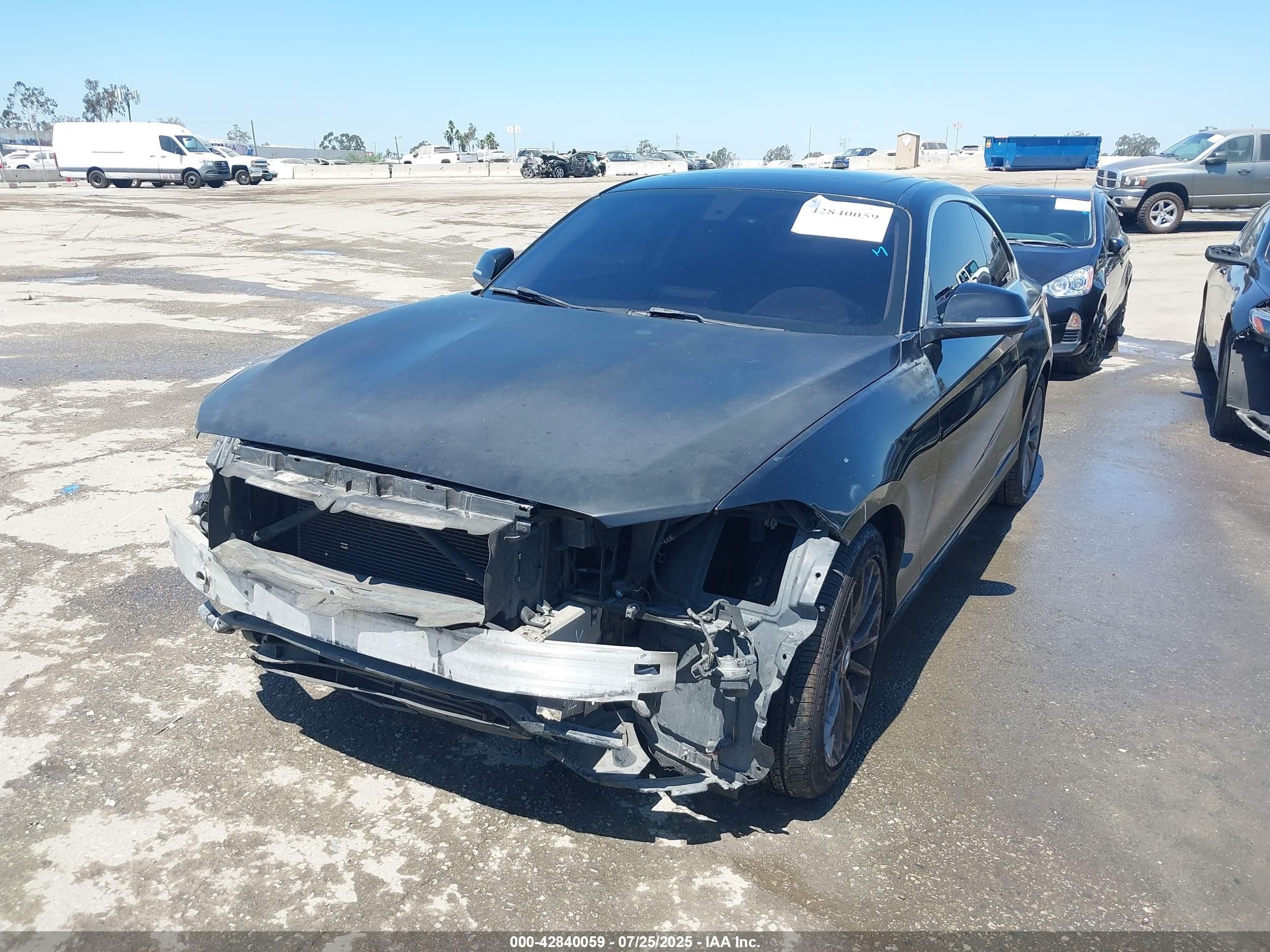 2014 Bmw 228i   Black vin: WBA1F5C56EVV98996