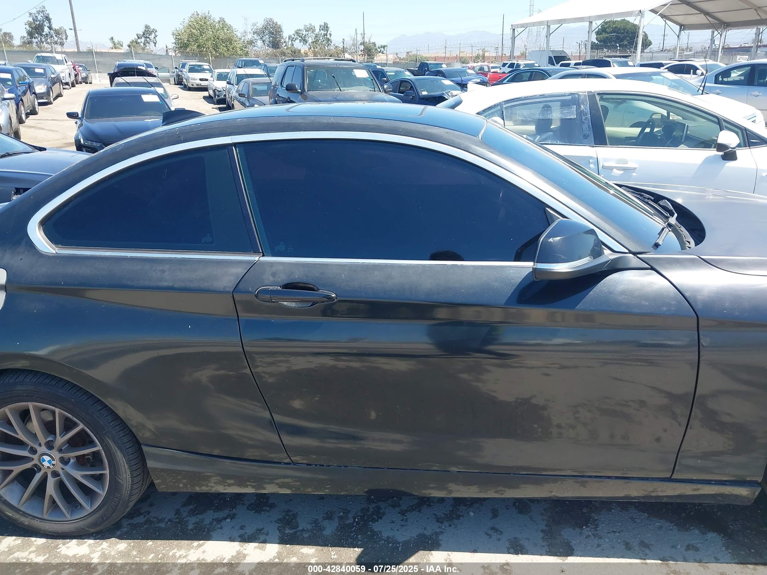2014 Bmw 228i   Black vin: WBA1F5C56EVV98996
