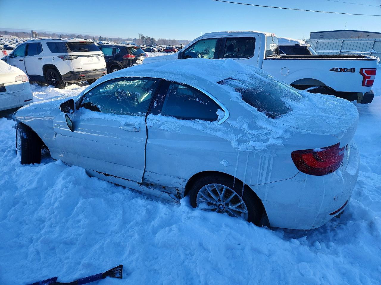 2014 Bmw 228 I White vin: WBA1F5C56EVV99226