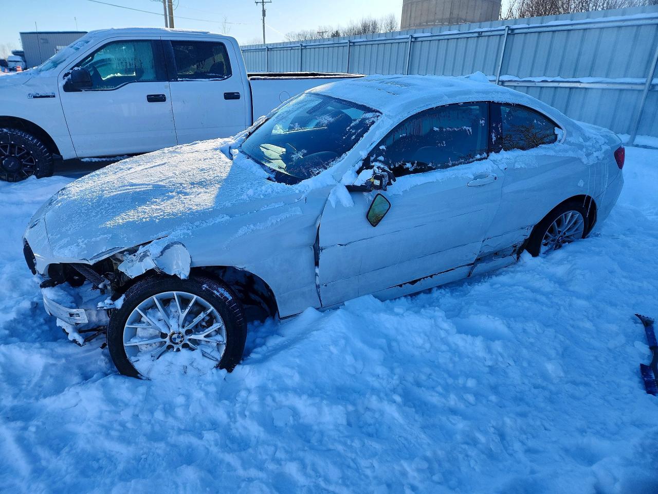2014 Bmw 228 I White vin: WBA1F5C56EVV99226