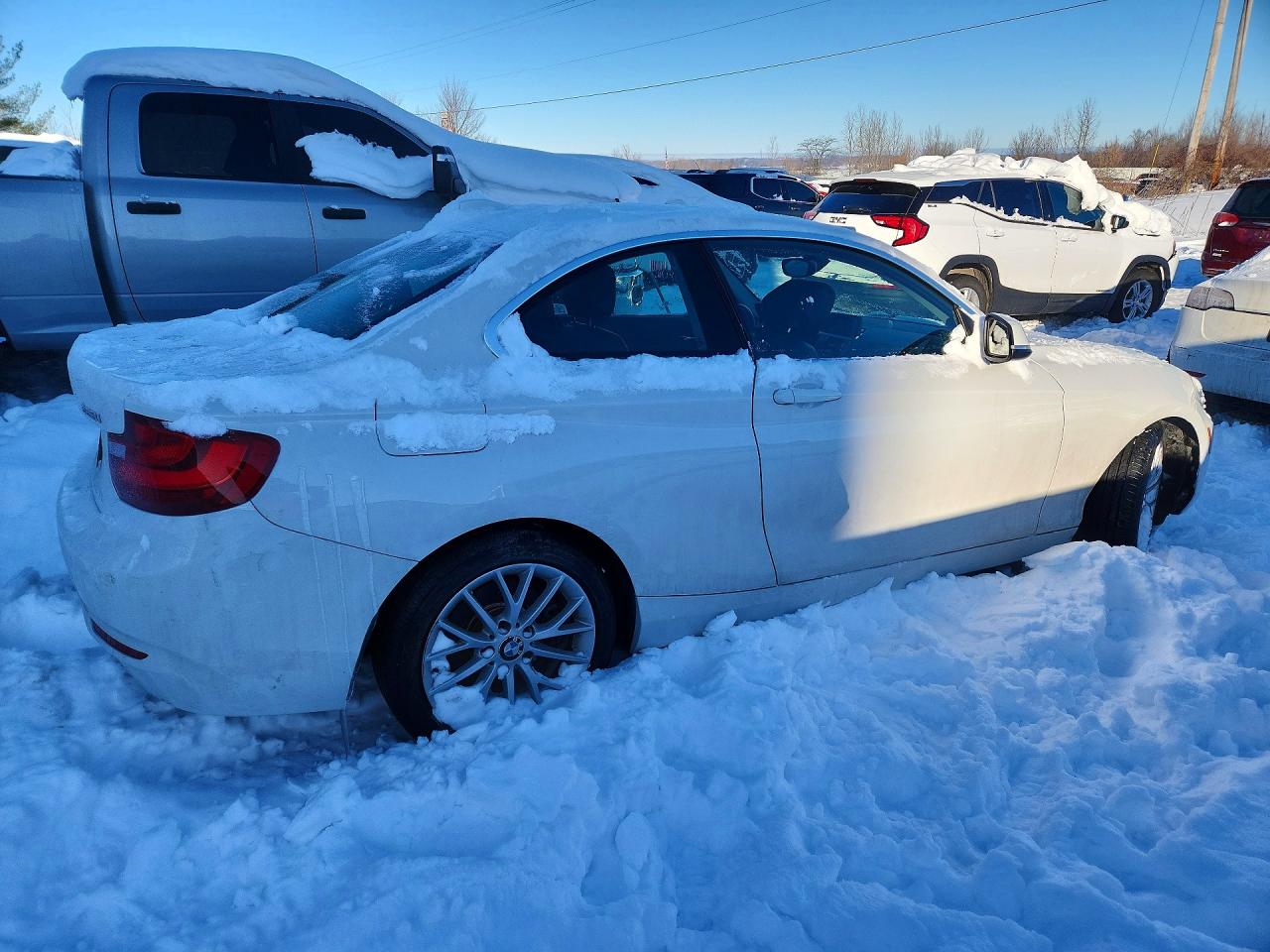 2014 Bmw 228 I White vin: WBA1F5C56EVV99226