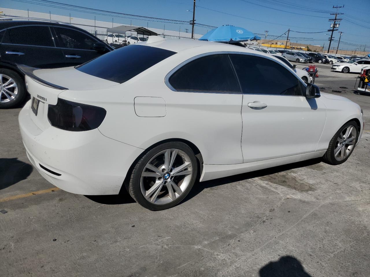 2014 Bmw 228 I White vin: WBA1F5C56EVV99551