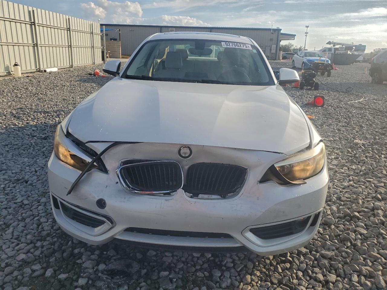 2014 Bmw 228 I White vin: WBA1F5C56EVV99582