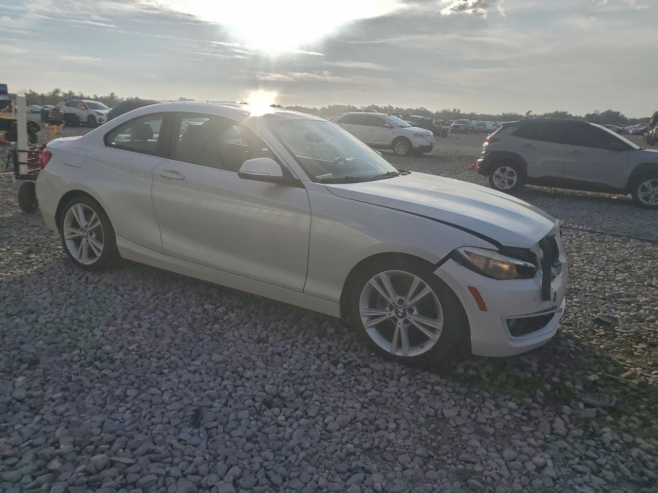 2014 Bmw 228 I White vin: WBA1F5C56EVV99582