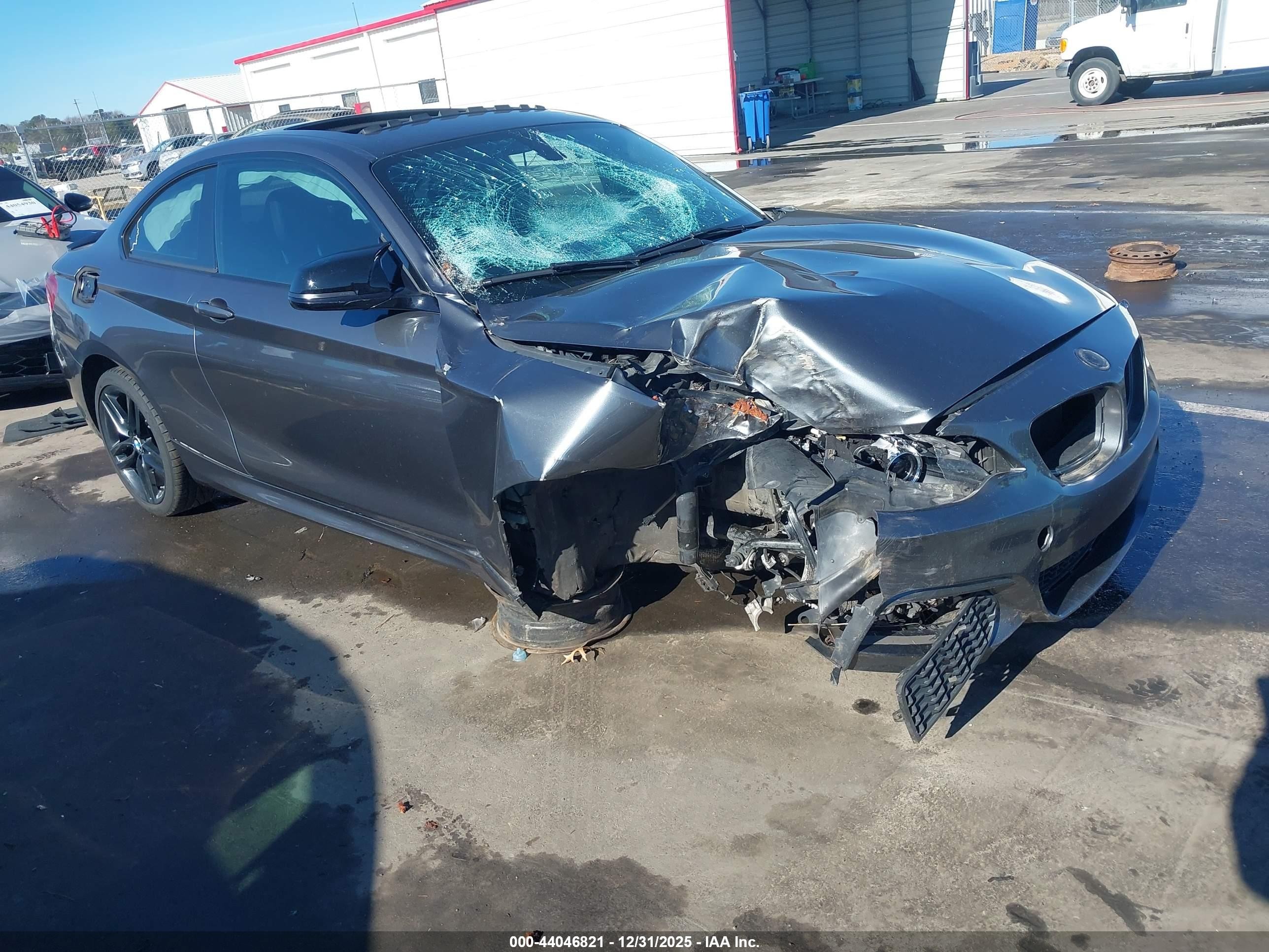2014 Bmw 228i   Gray vin: WBA1F5C56EVV99775