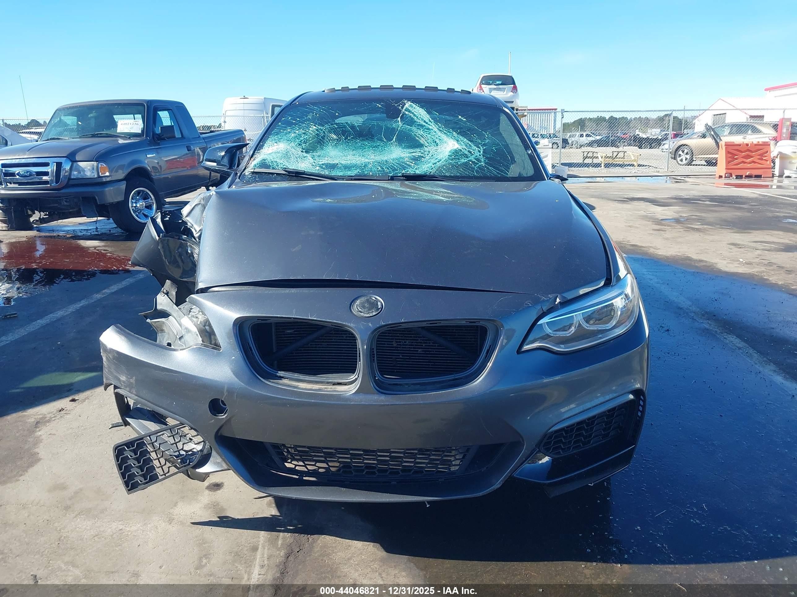 2014 Bmw 228i   Gray vin: WBA1F5C56EVV99775