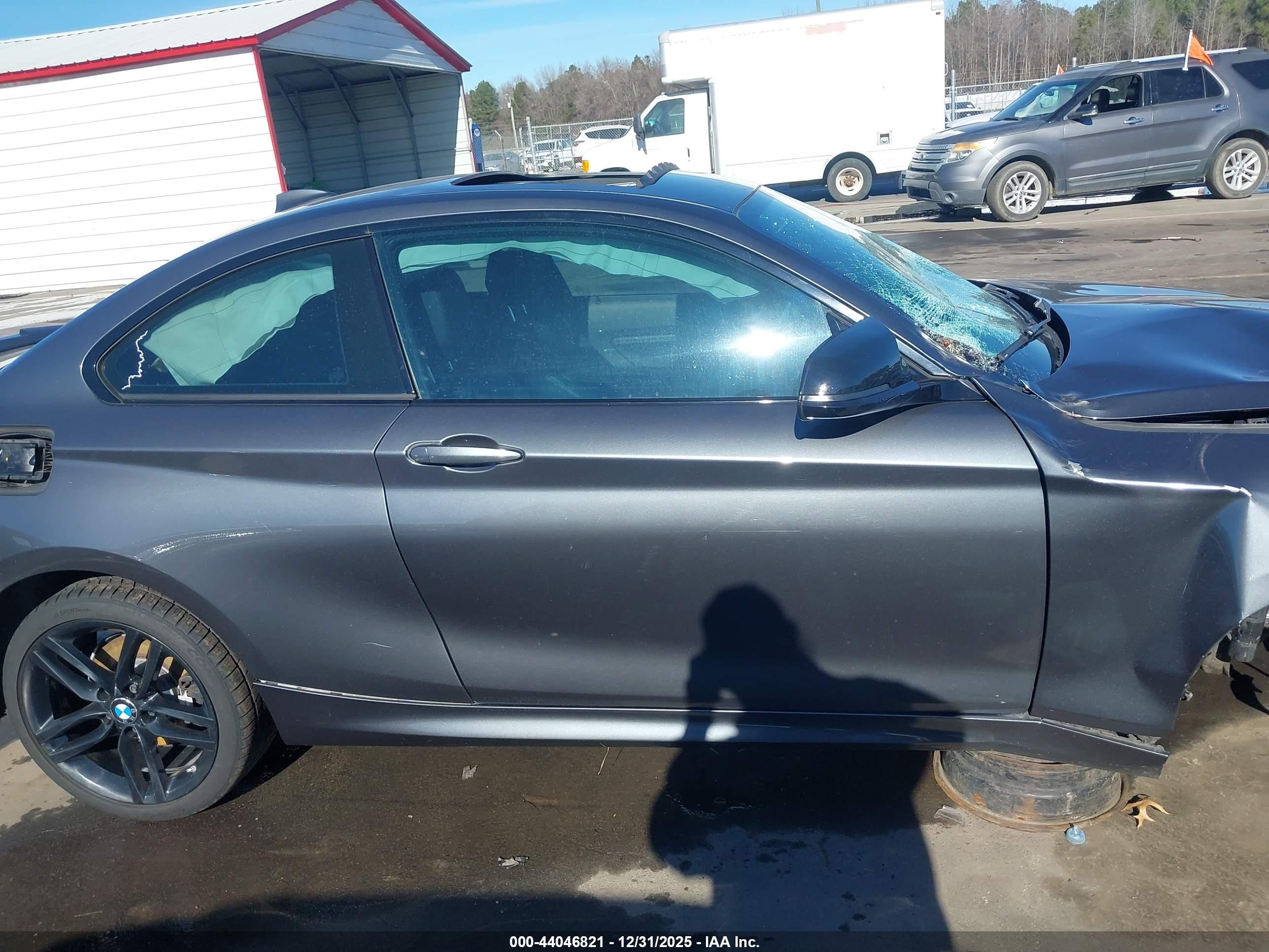 2014 Bmw 228i   Gray vin: WBA1F5C56EVV99775