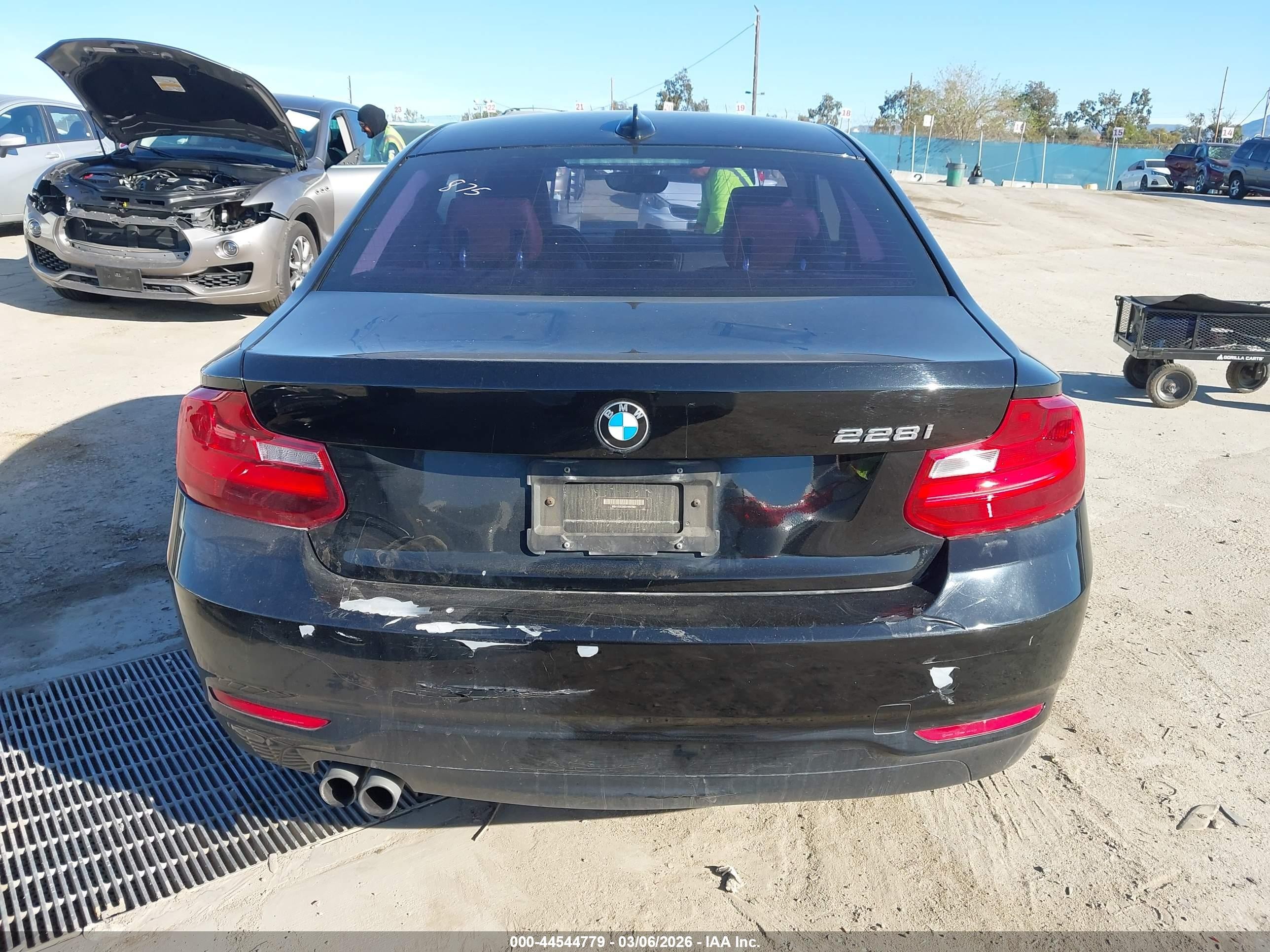 2014 Bmw 228i   Black vin: WBA1F5C56EVW97981