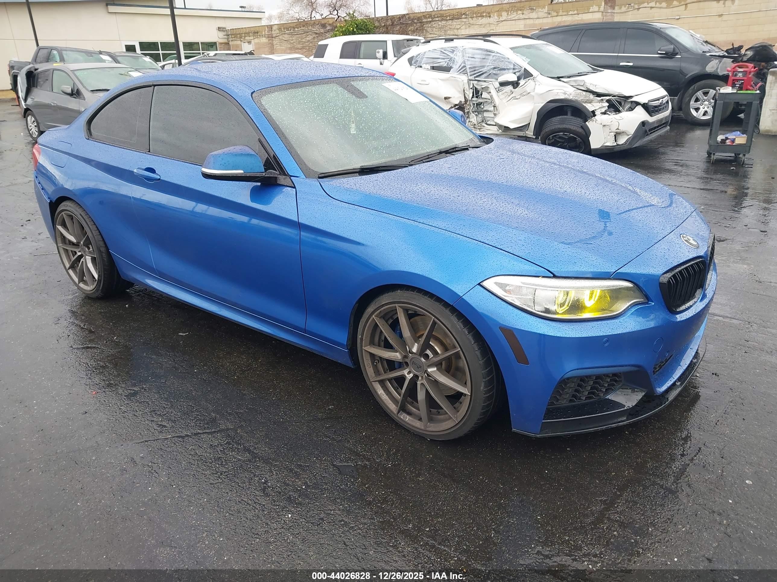 2015 Bmw 228i   Blue vin: WBA1F5C56FV343640