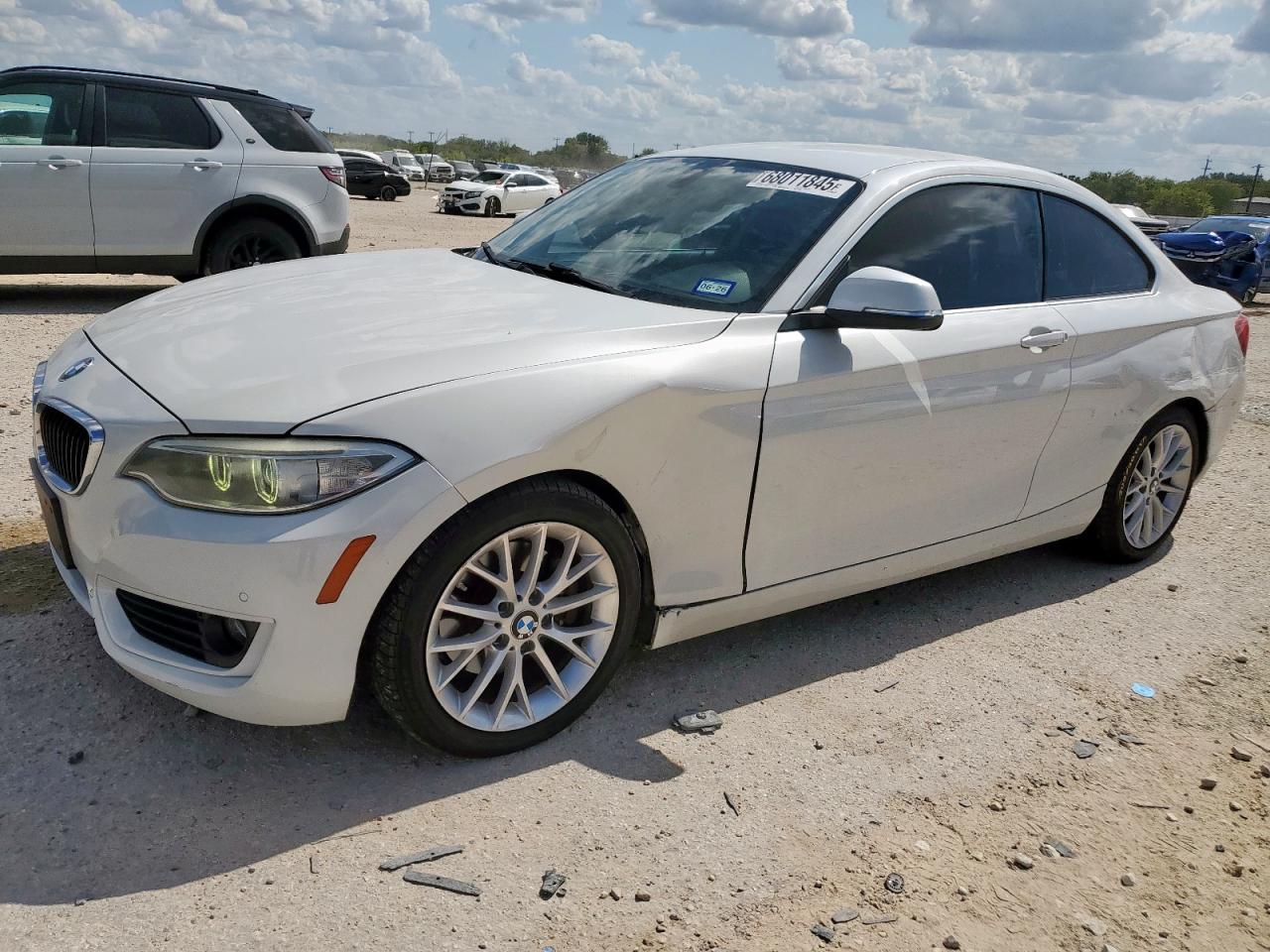 2014 Bmw 228 I White vin: WBA1F5C57EV246316