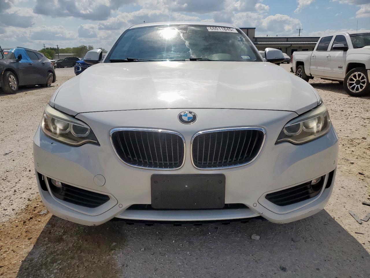 2014 Bmw 228 I White vin: WBA1F5C57EV246316
