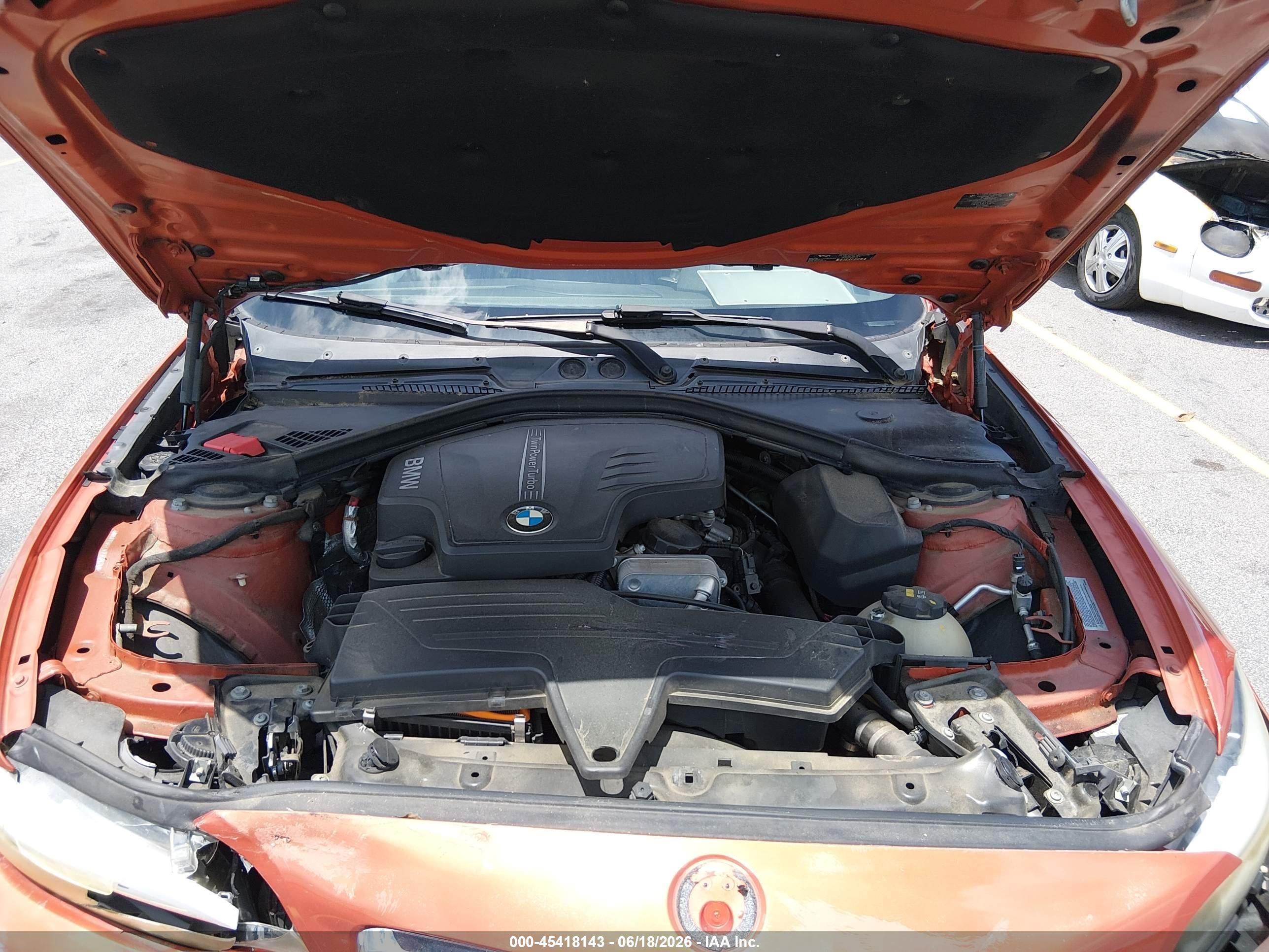 2014 Bmw 228i   Orange vin: WBA1F5C57EV255257