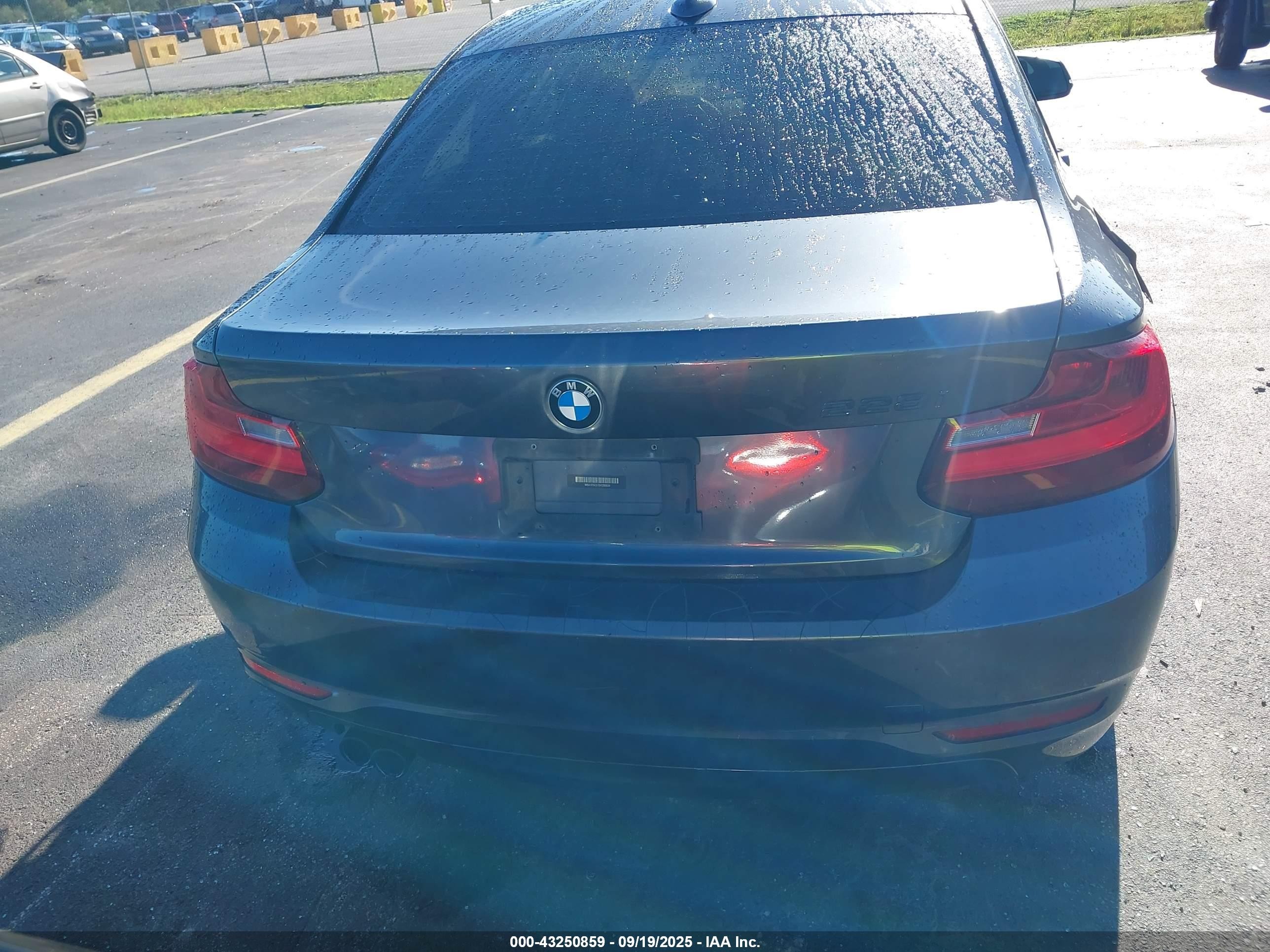 2014 Bmw 228i   Gray vin: WBA1F5C57EV255839